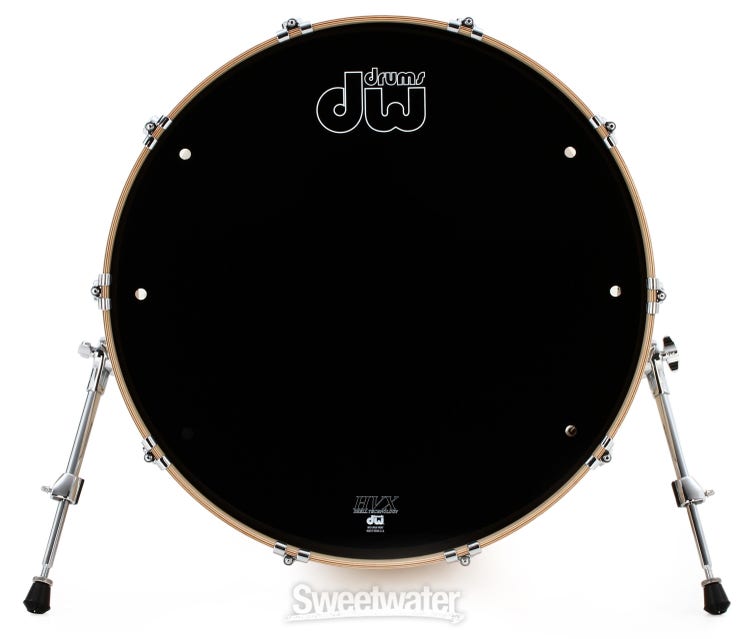 DW Performance Series Bass Drum - 14 x 24 inch - Natural Satin Oil