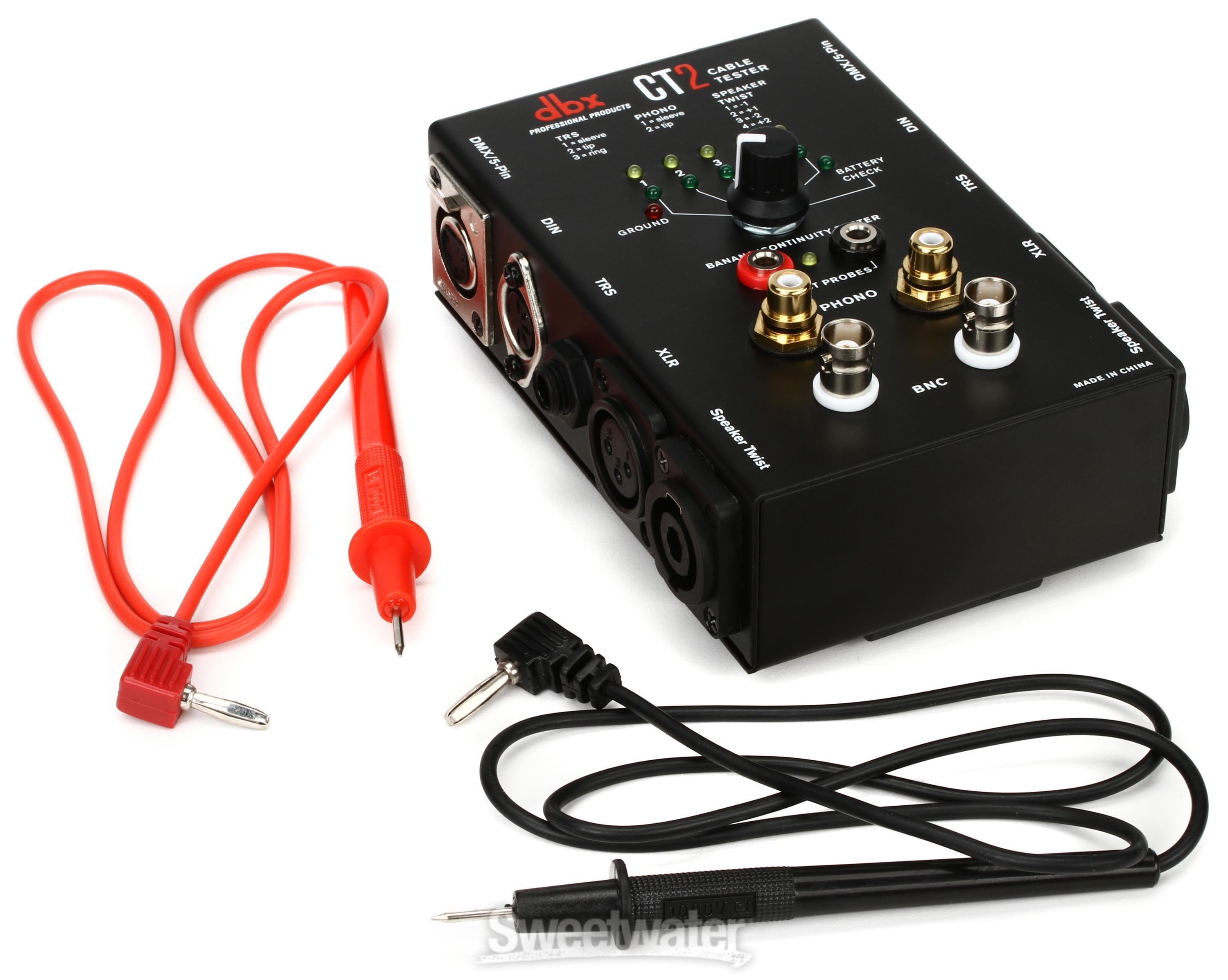 dbx CT2 Audio and DMX Cable Tester | Sweetwater