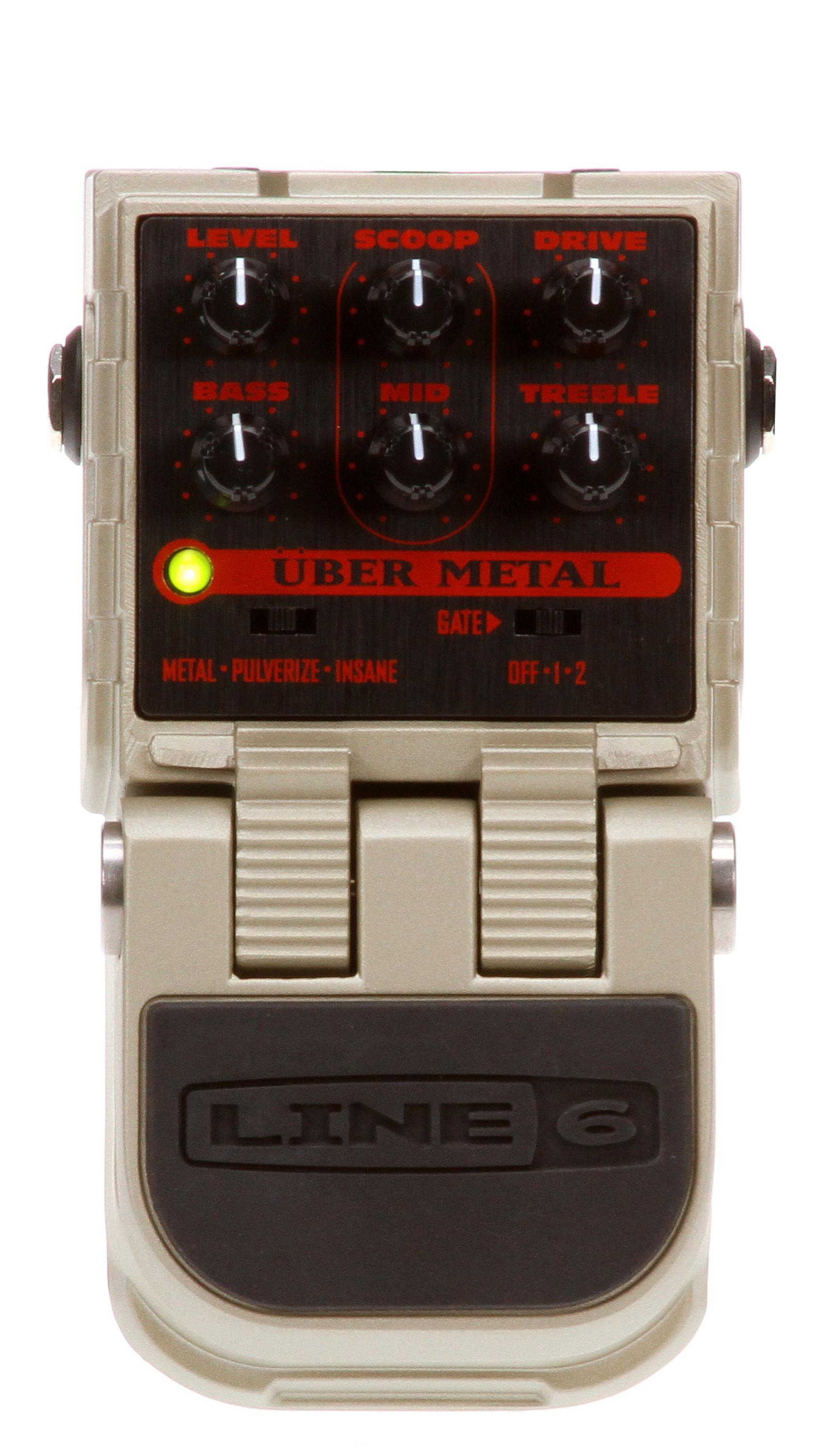 LINE6 UBERMetal コンプレッサー フィードバックディストーション - ギター