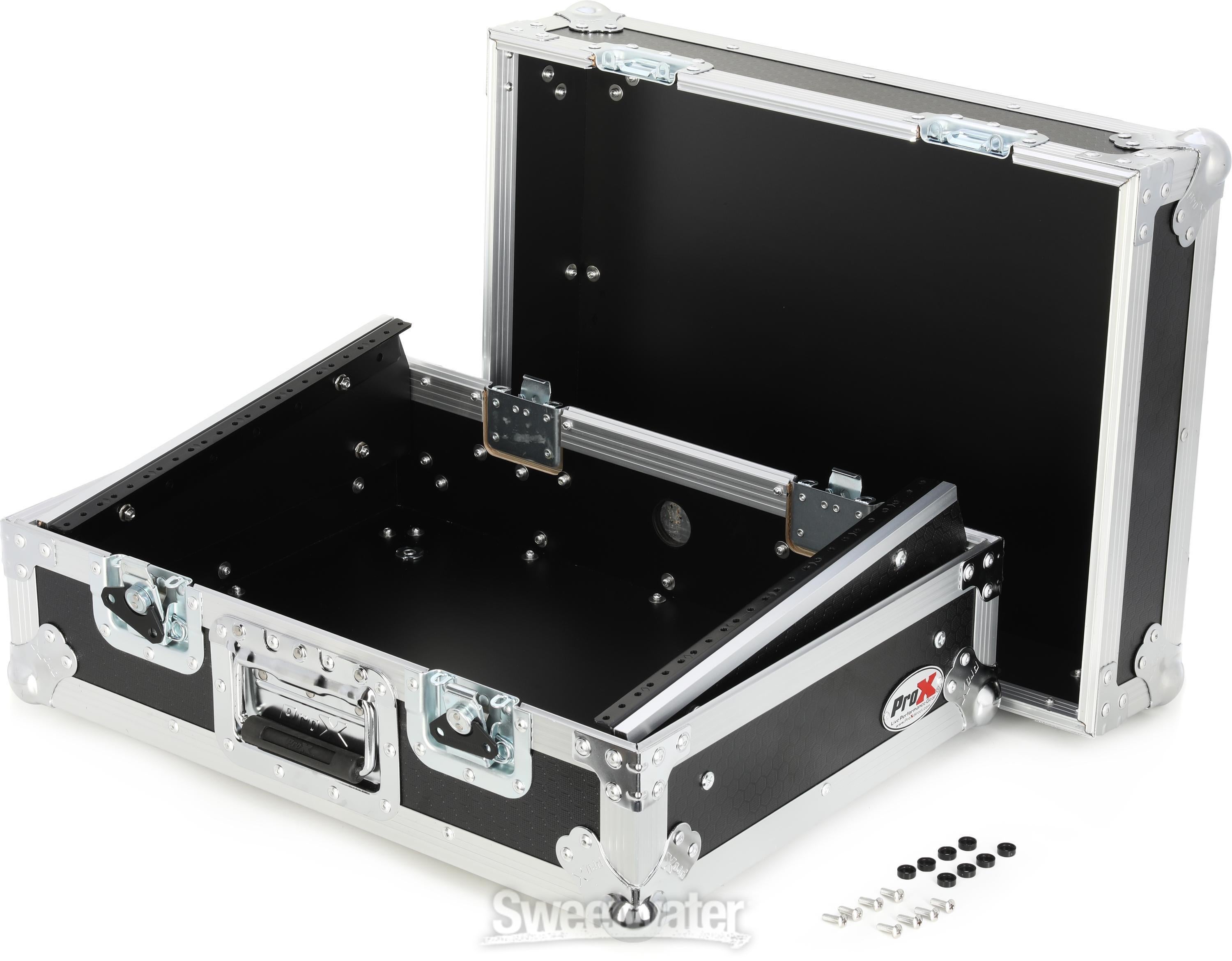 ProX 8U Top-mount 19-inch Slanted DJ/Mixer Case | Sweetwater