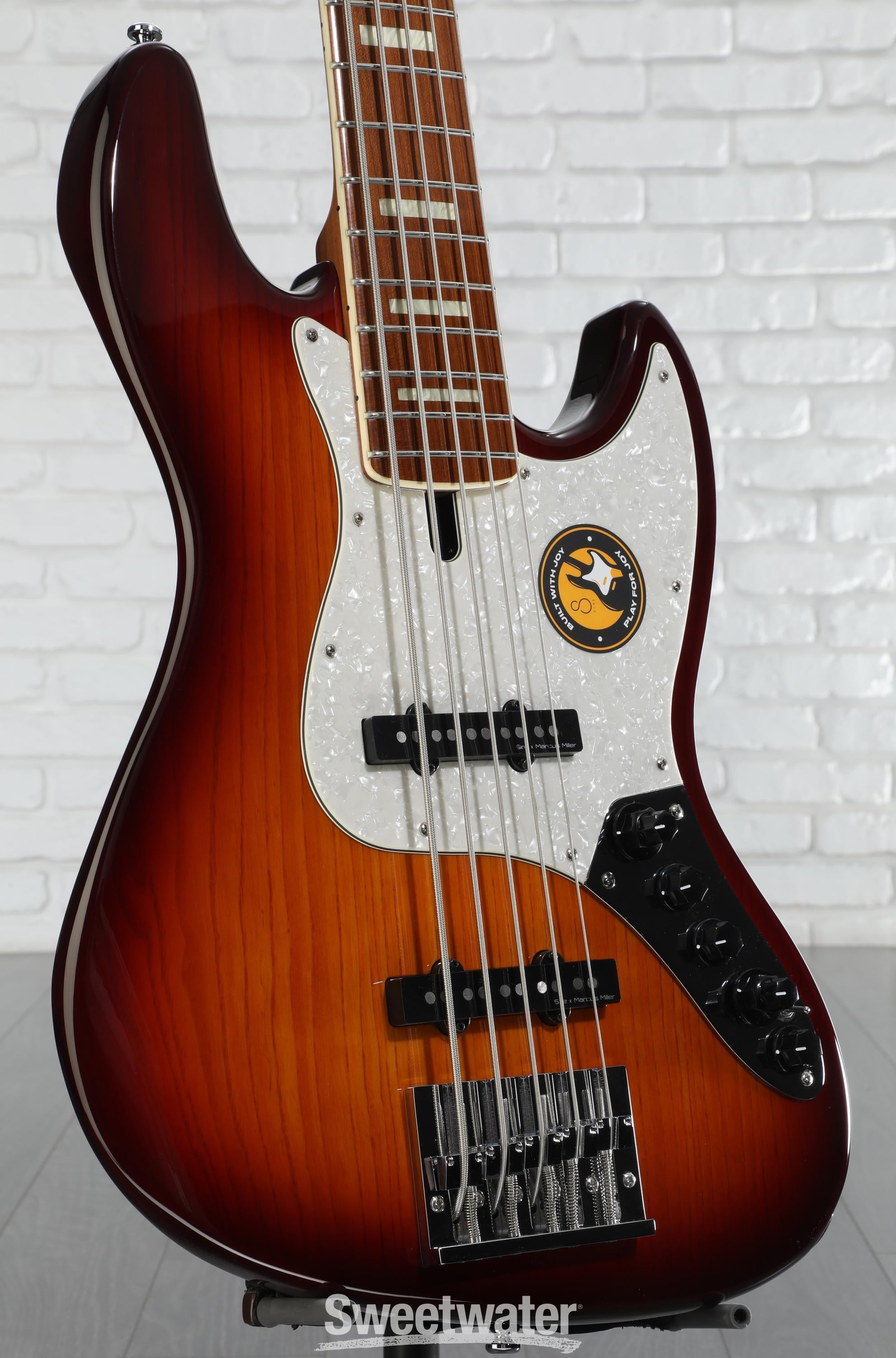 Sire Marcus Miller V8 5-string Bass Guitar - Tobacco