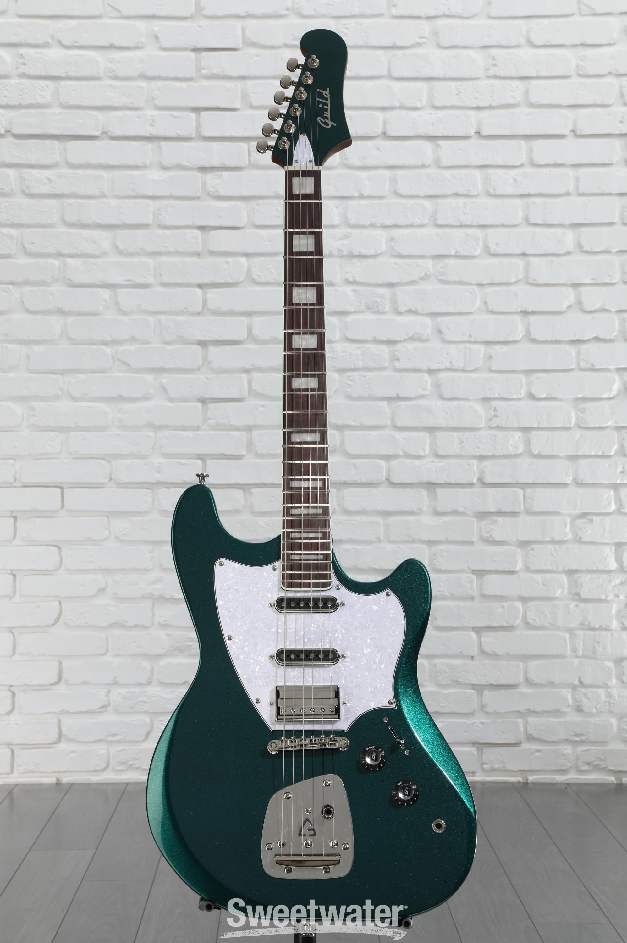 Guild Surfliner Deluxe Electric Guitar - Evergreen Metallic