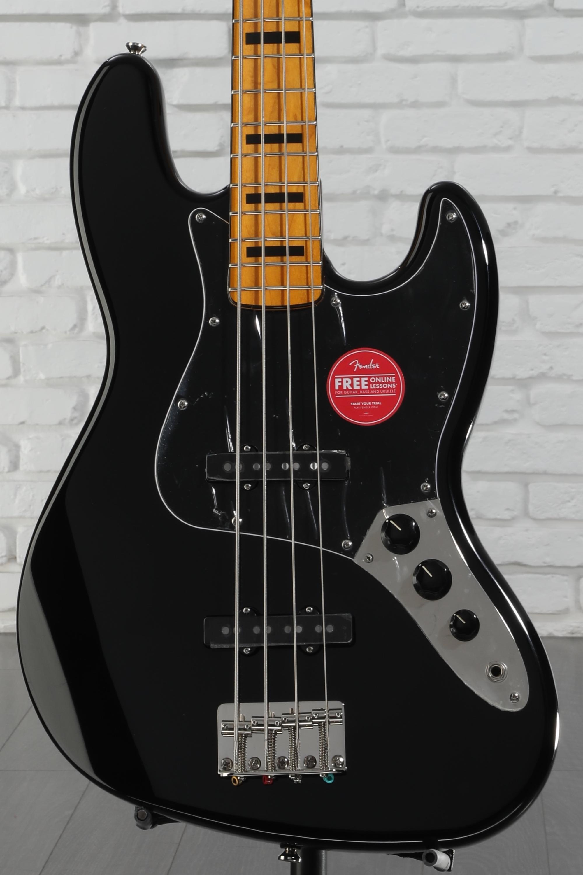 Squier Classic Vibe '70s Jazz Bass - Black | Sweetwater