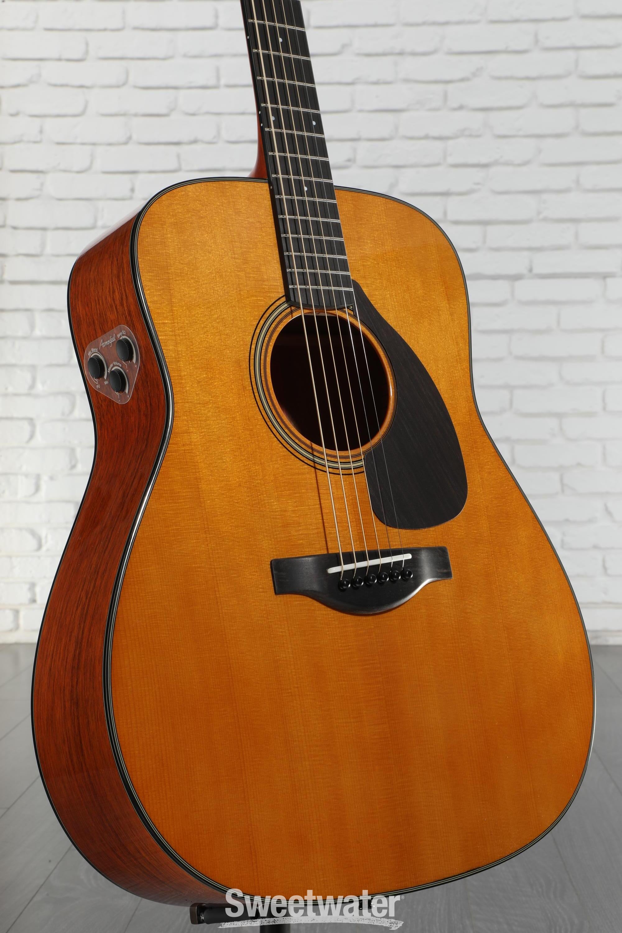 ギター YAMAHA FGX5 Yamaha Red Label FGX5 Acoustic Guitar - Natural | Sweetwater