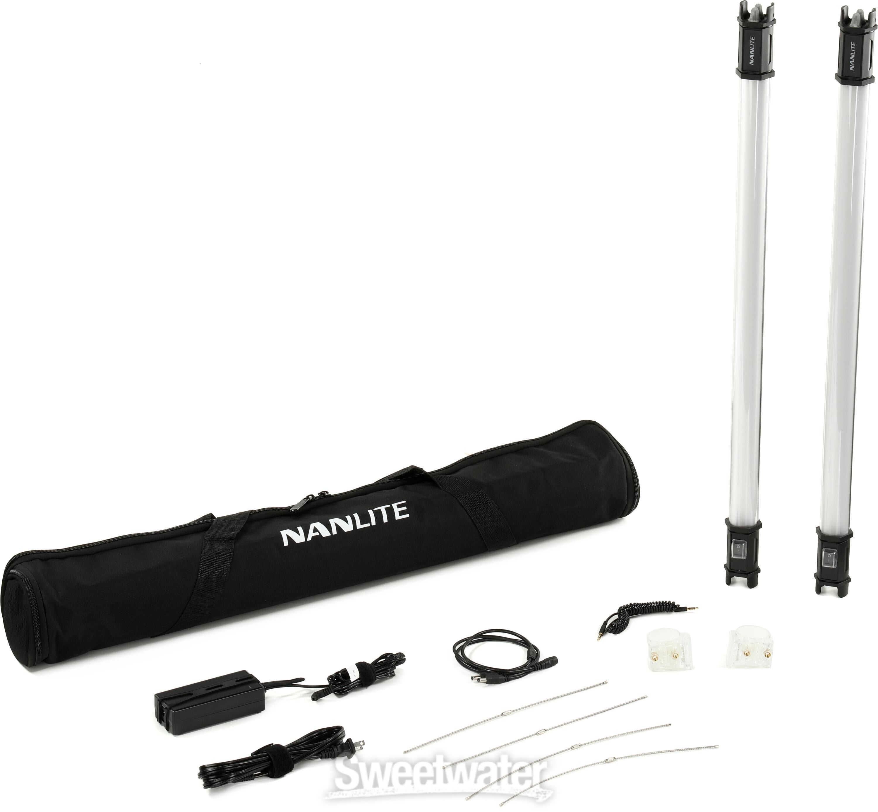 Nanlite PavoTube 15C 2-foot RGBWW LED Tube 2 Light Kit | Sweetwater