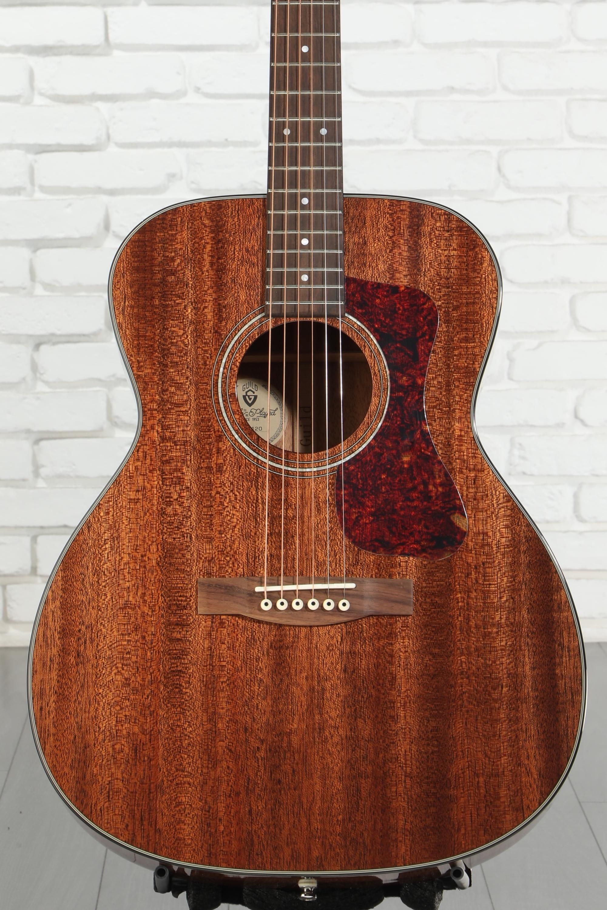 Guild OM-120, Orchestra Acoustic Guitar - Natural | Sweetwater