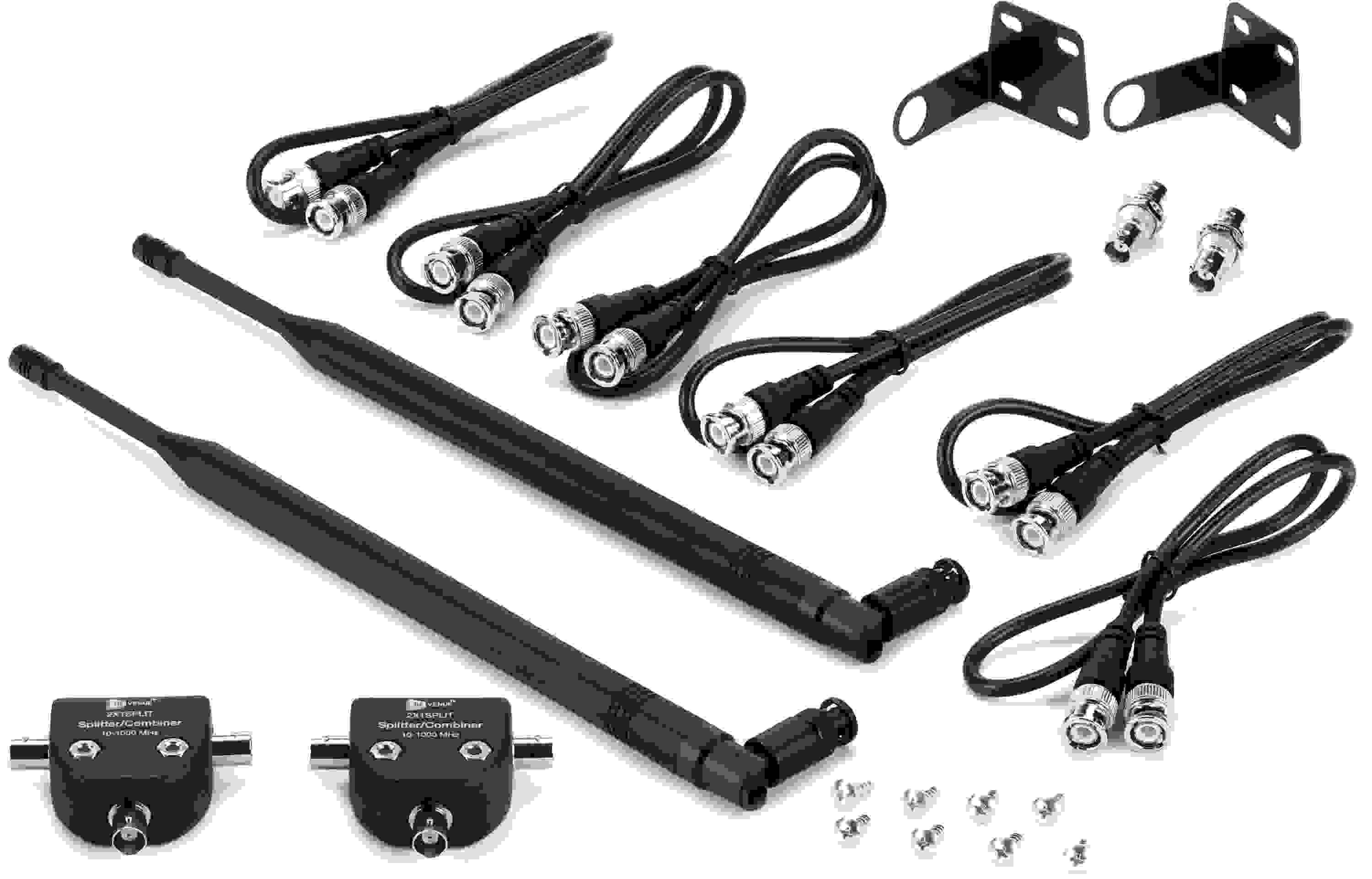 RF Venue 2-channel Remote Antenna Kit for Wireless Microphones - 530-608MHz