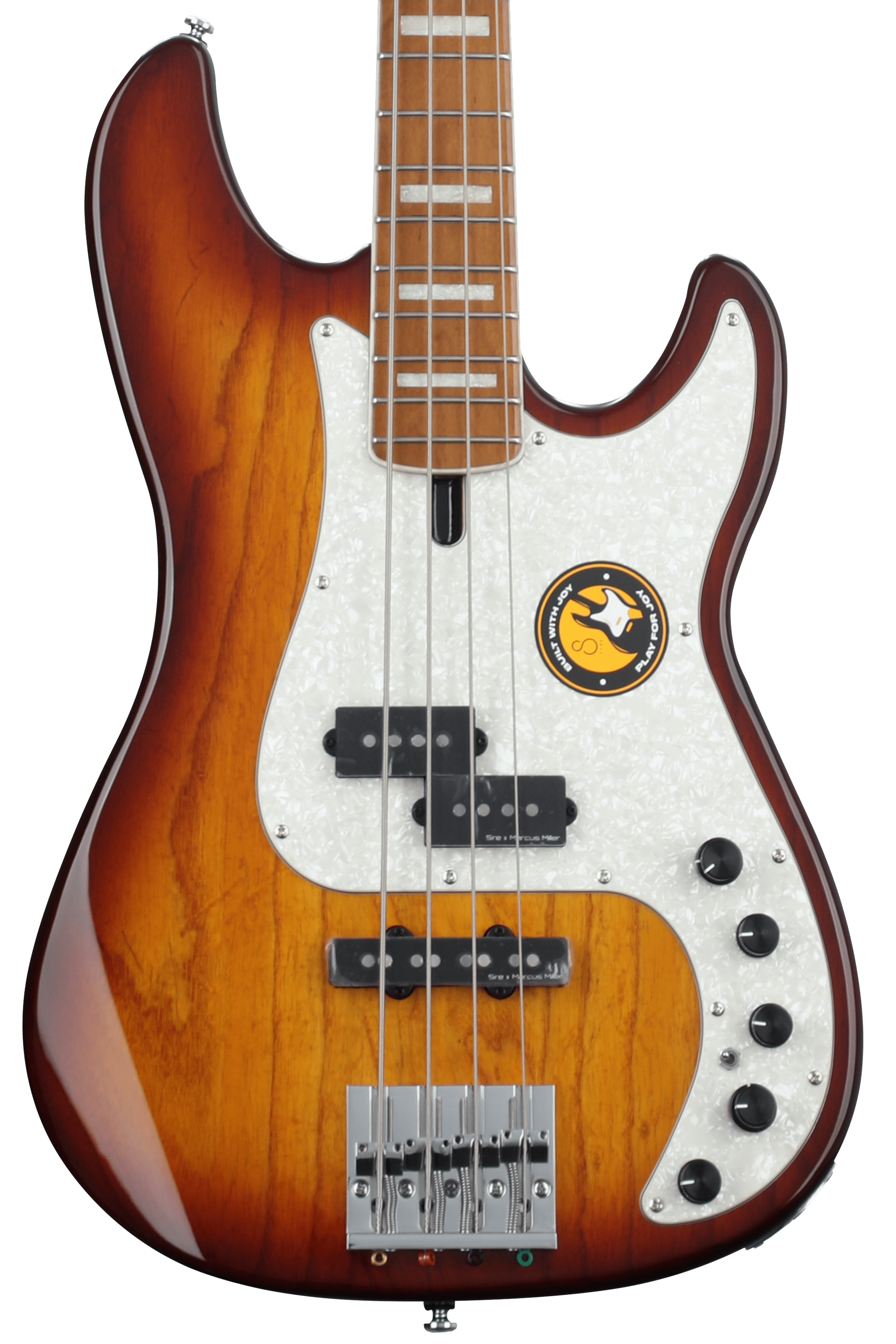Sire Marcus Miller V8 4-string Bass Guitar - Tobacco Sunburst