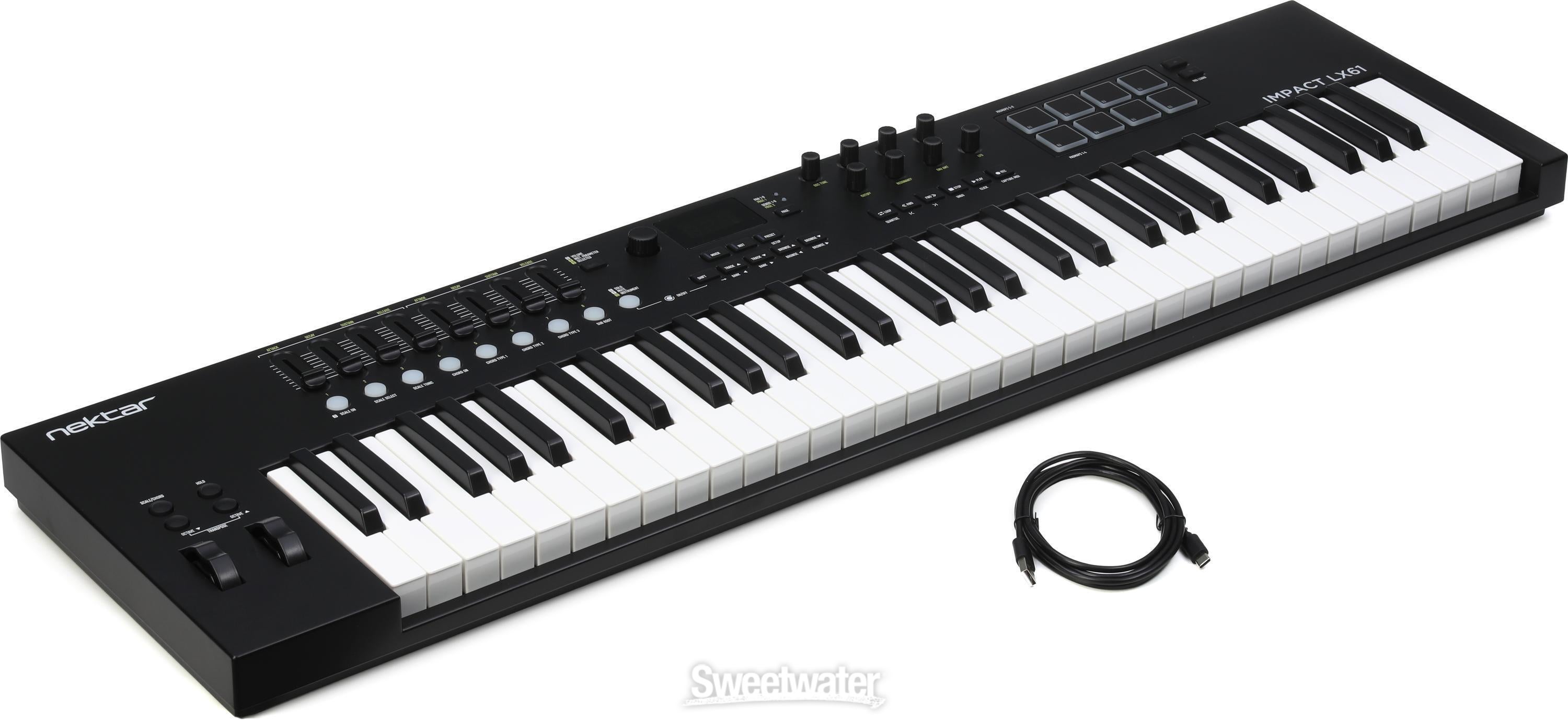 Nektar Impact LX61 mk3 MIDI Controller | Sweetwater