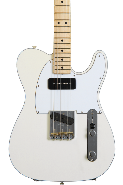 Fender Custom Shop P-90 Top-Bound Telecaster - Matte White