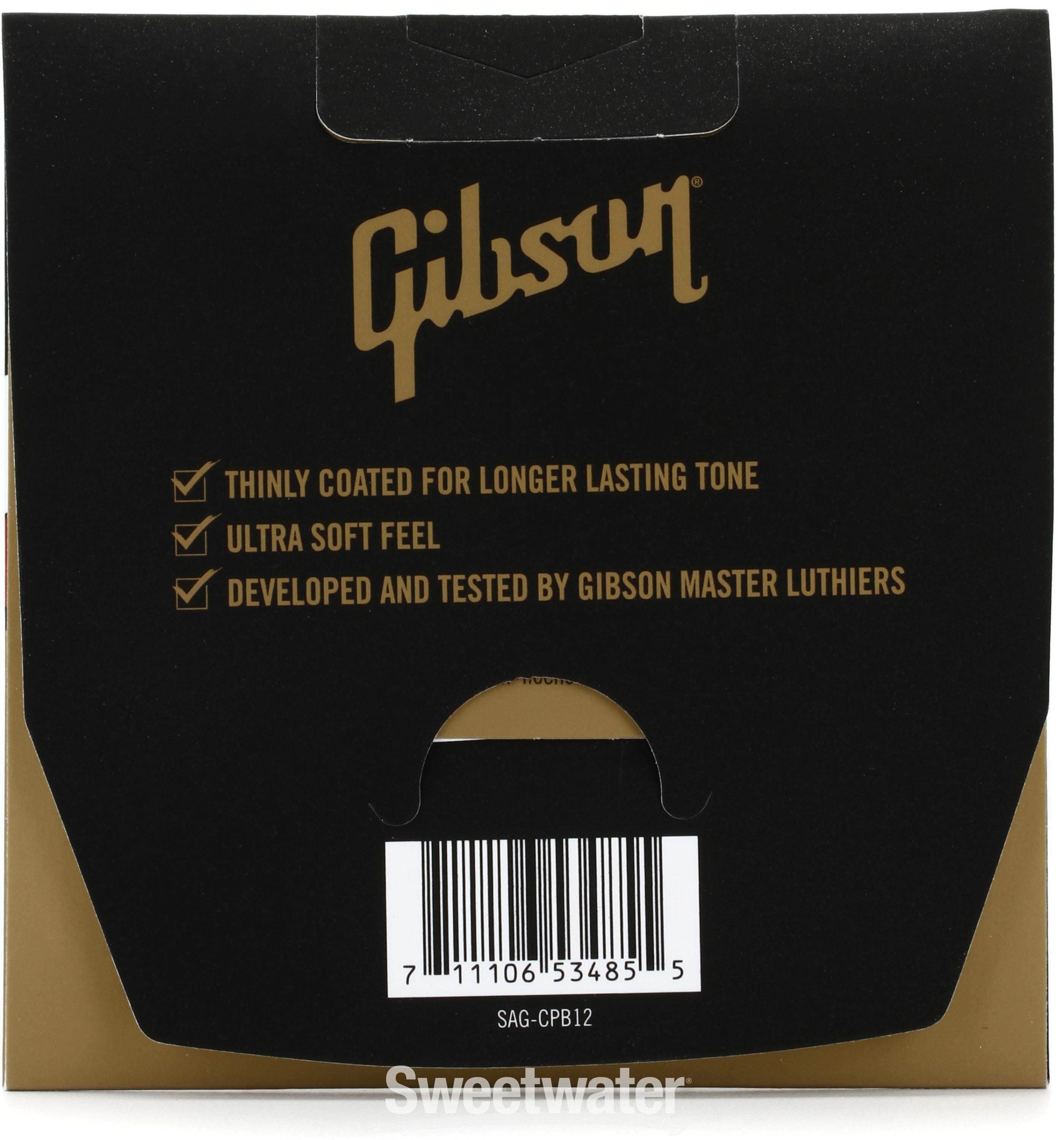 Gibson Accessories SAG-CPB12 Coated Phosphor Bronze Acoustic