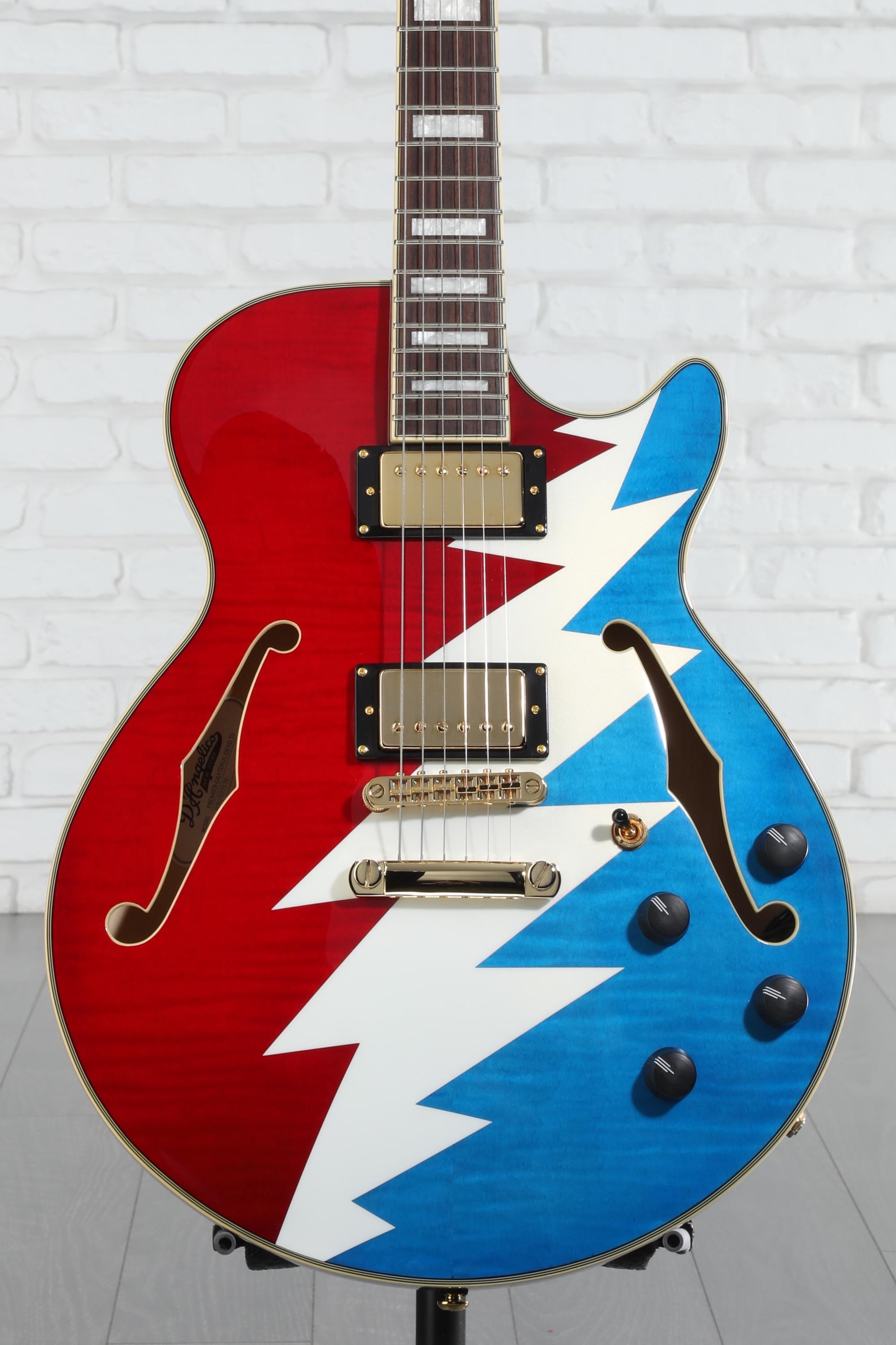 D'Angelico Grateful Dead Premier SS Semi-hollowbody Electric