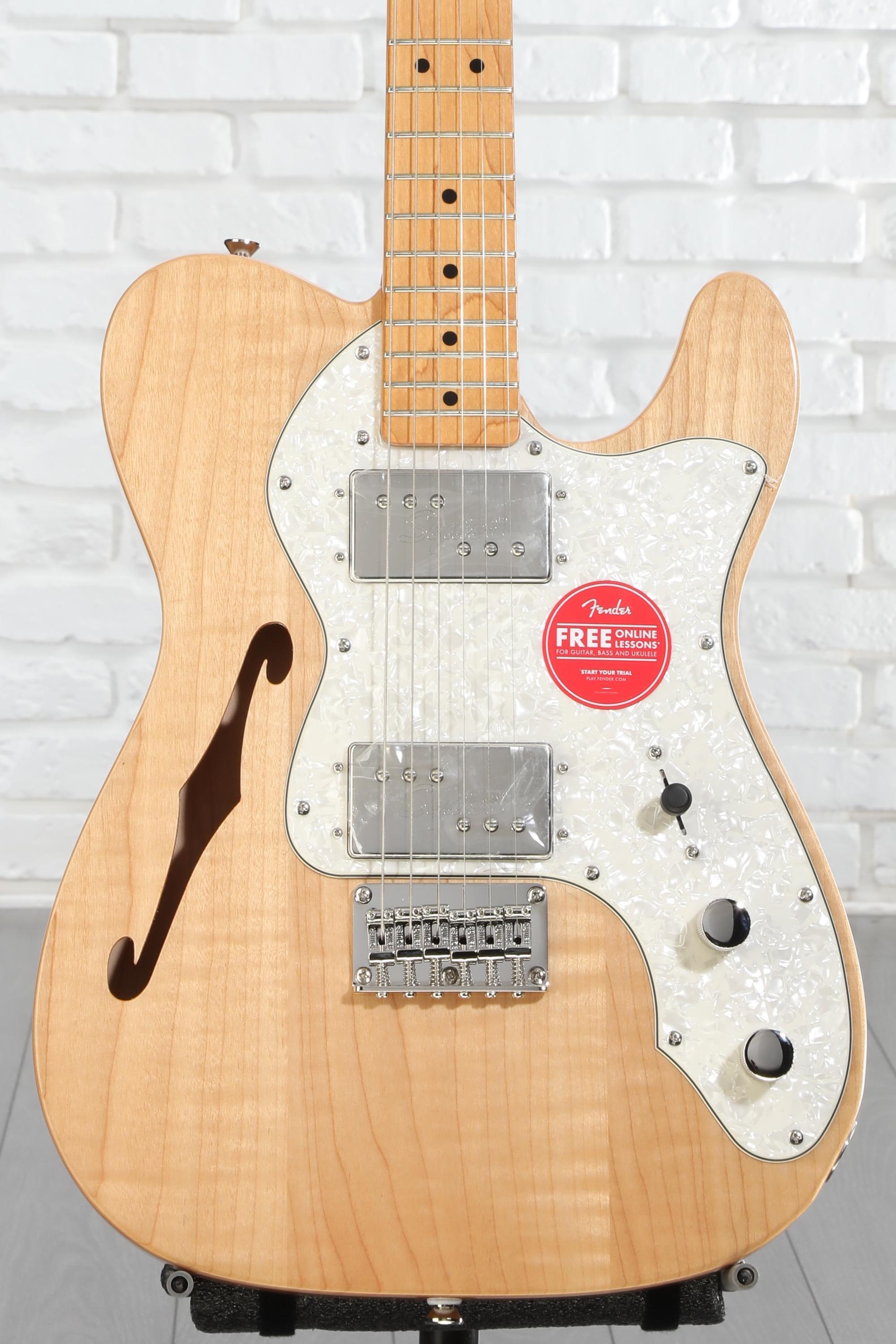 ギター Squier Telecaster Thinline Natural Squier Classic Vibe '70s Telecaster Thinline - Natural | Sweetwater