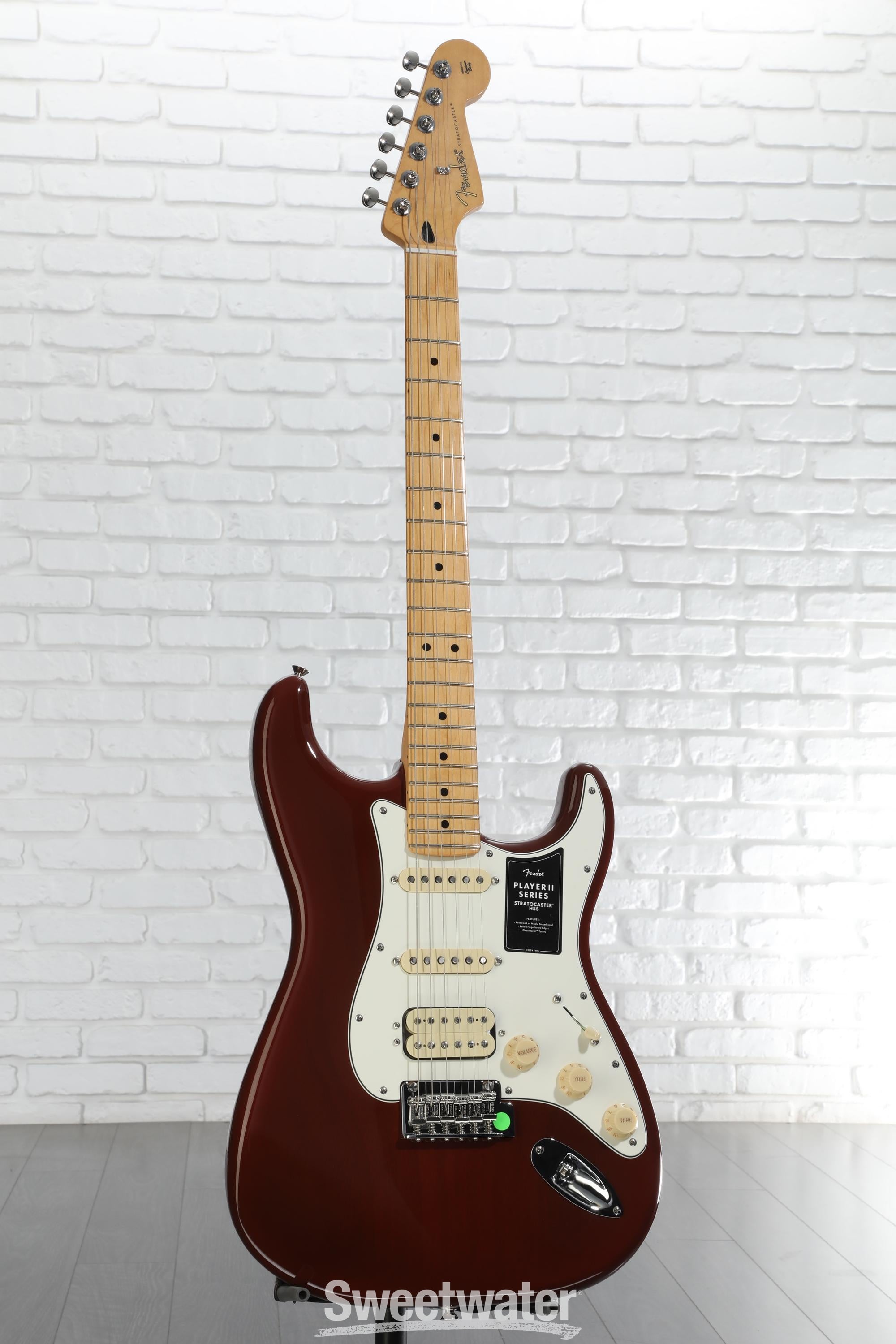 Fender Player II Stratocaster HSS Electric Guitar - Transparent