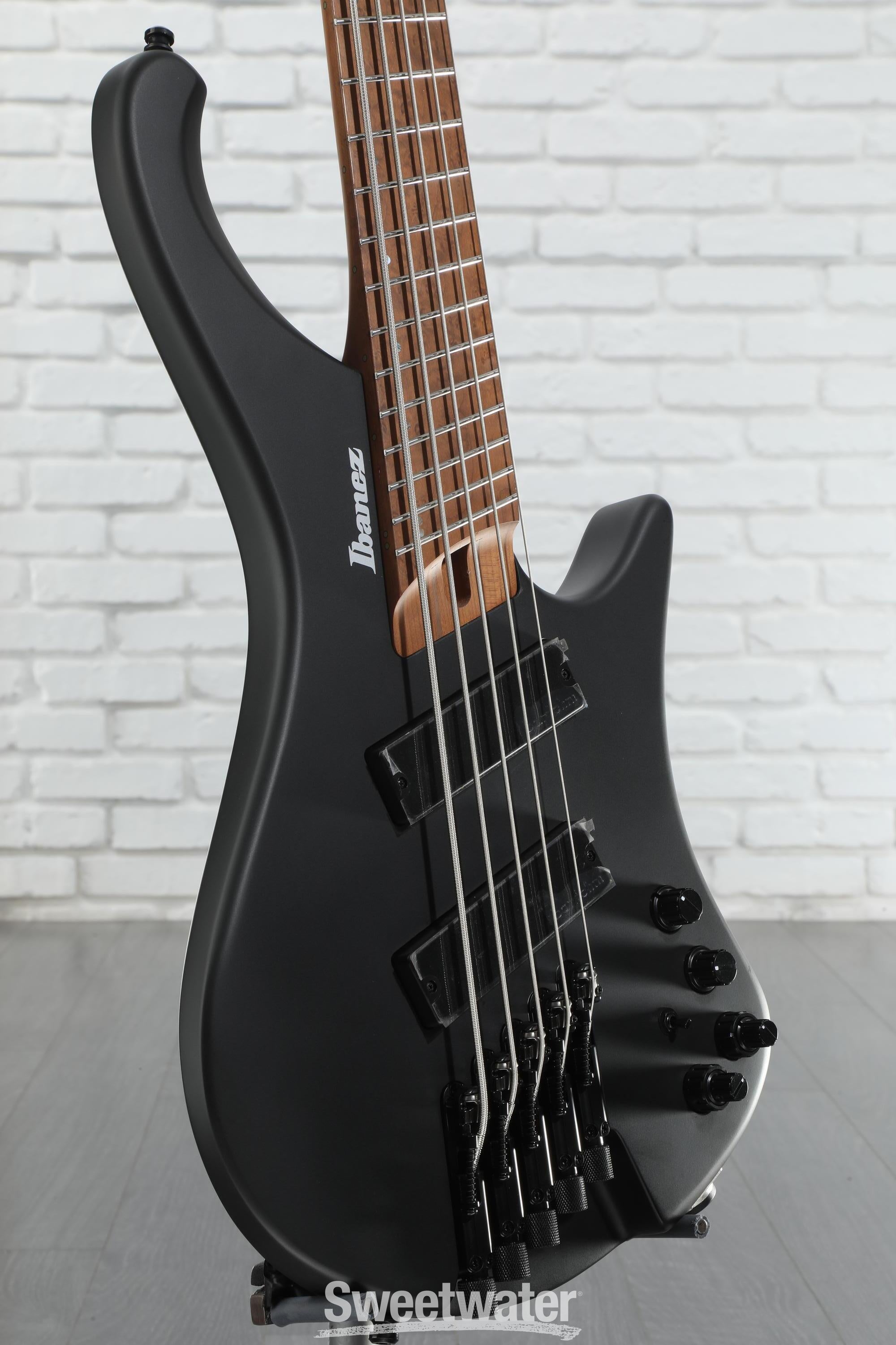 Ibanez Bass Workshop EHB1005MS Bass Guitar - Black Flat