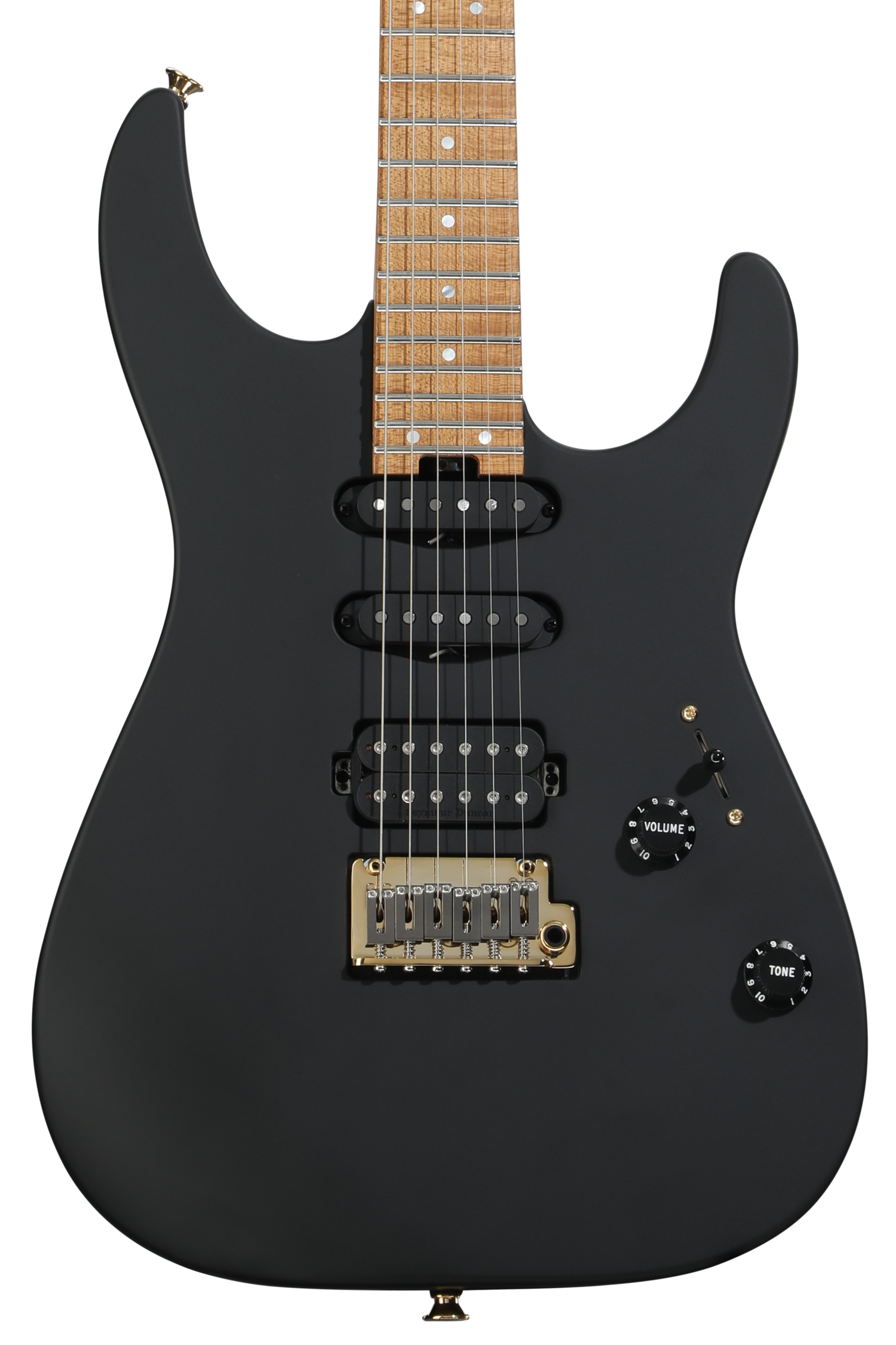 Charvel USA Select DK24 HSS 2PT CM Electric Guitar - Satin Black