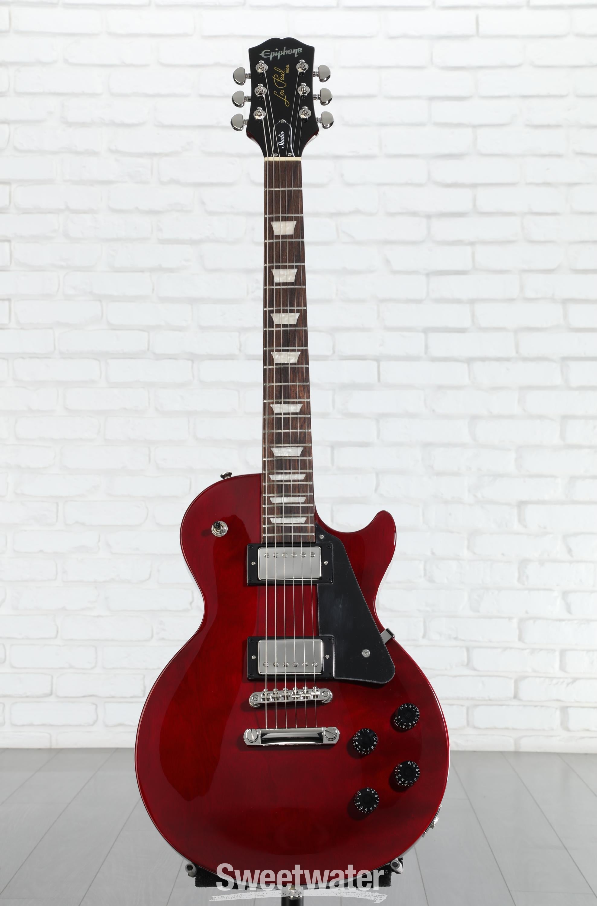 Epiphone レスポール スタジオ Epiphone Les Paul Studio Electric Guitar - Wine Red | Sweetwater