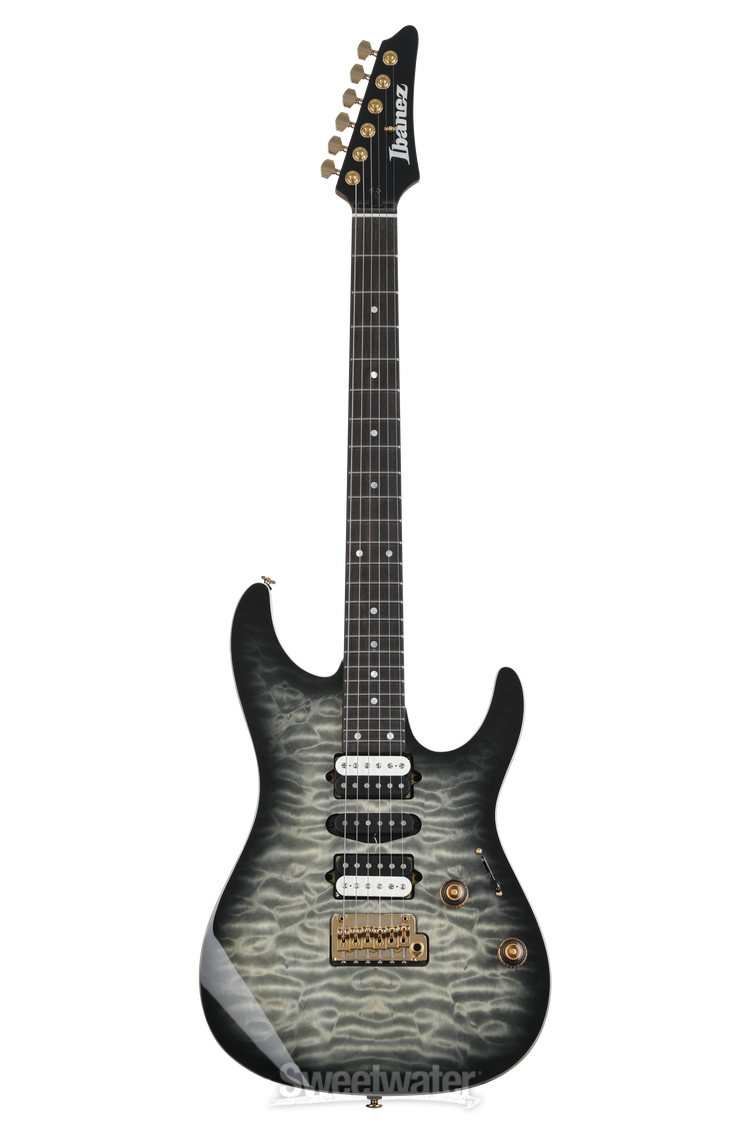 Ibanez Premium AZ47P1QM Electric Guitar - Black Ice Burst | Sweetwater