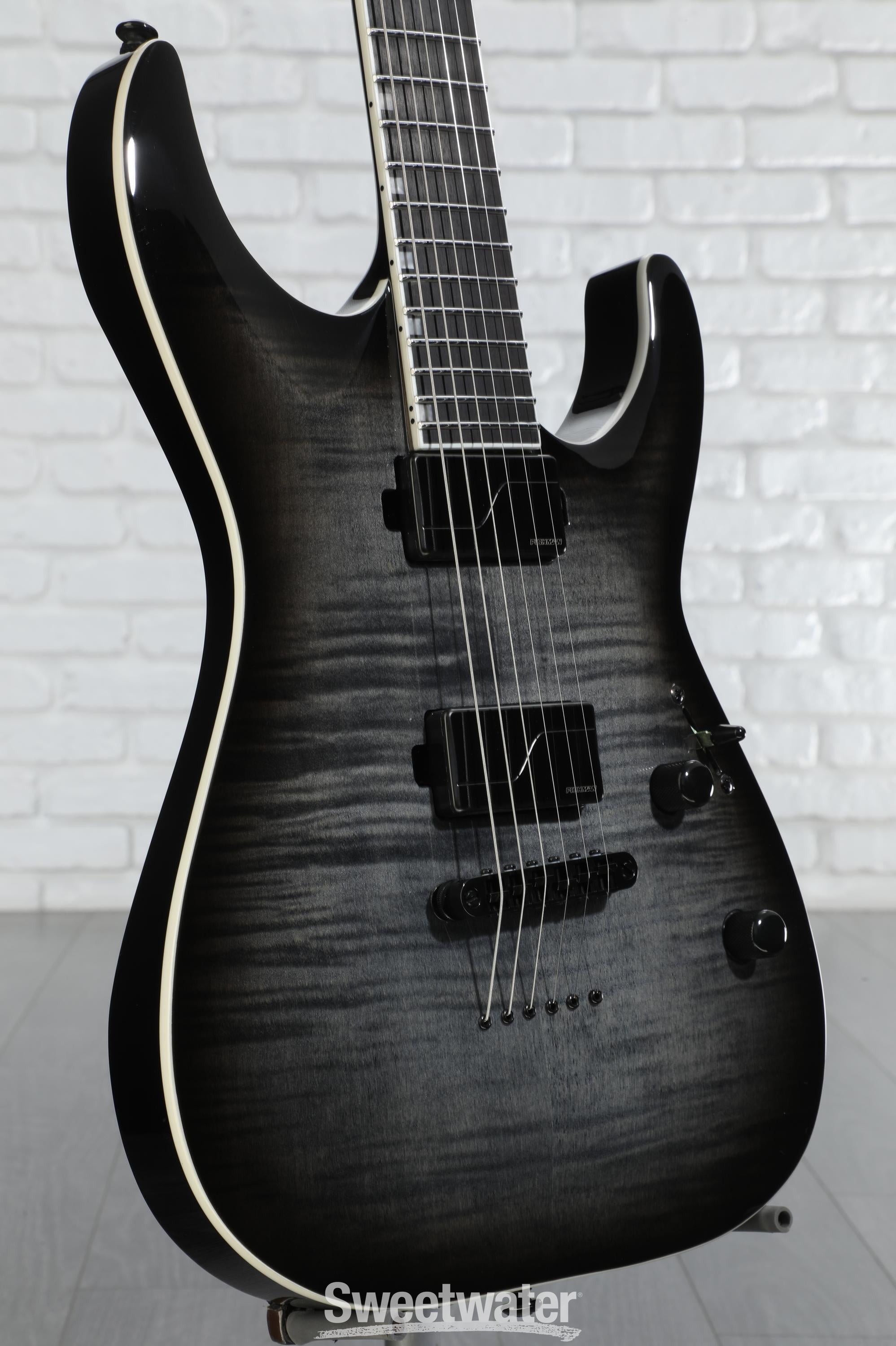 ESP LTD MH-1000 Electric Guitar - Charcoal Burst | Sweetwater ESP LTD MH-1000 Electric Guitar - Charcoal Burst | Sweetwater