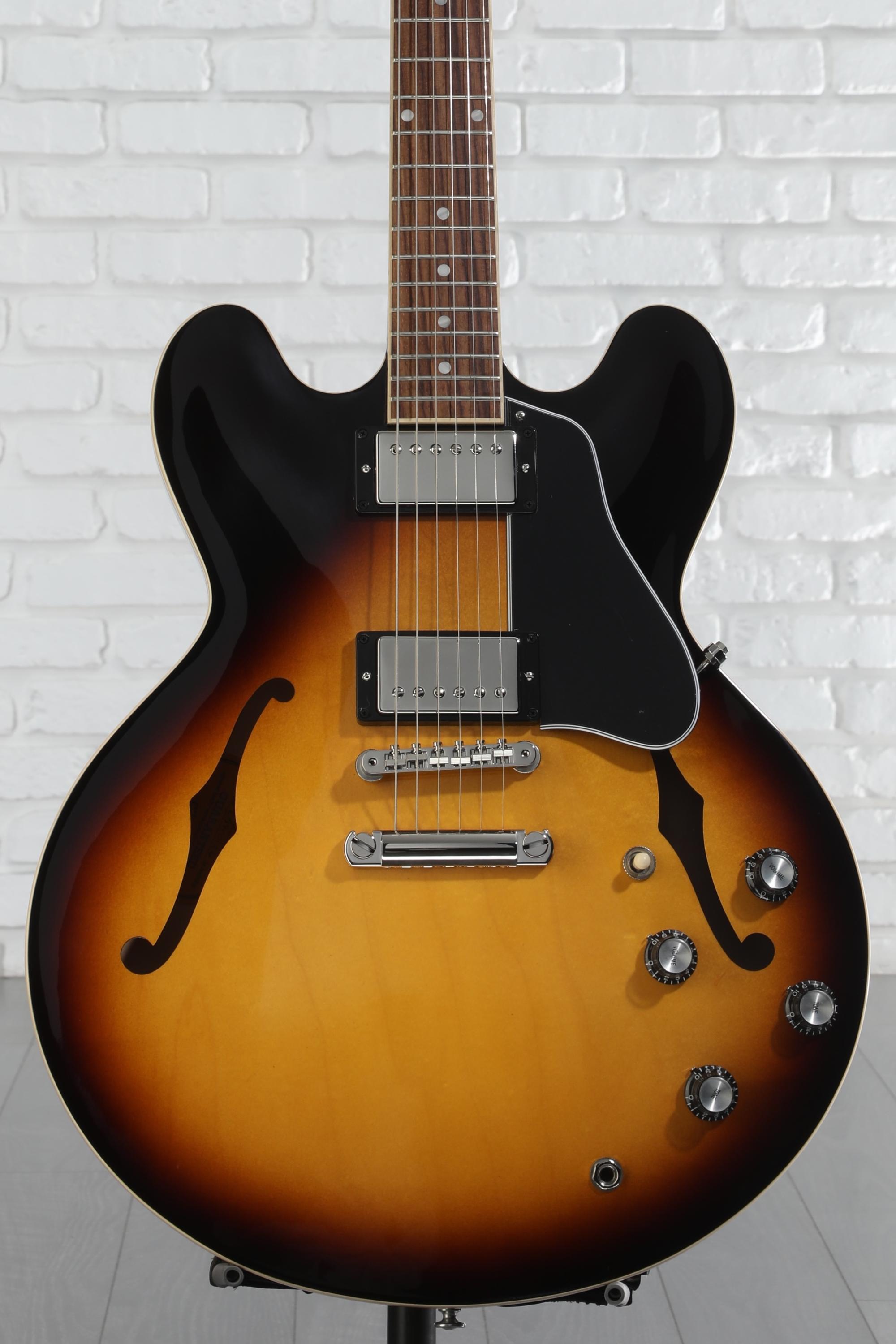 ギター Gibson ES-335 Dot Vintage Burst Gibson ES-335 Semi-hollowbody Electric Guitar - Vintage
