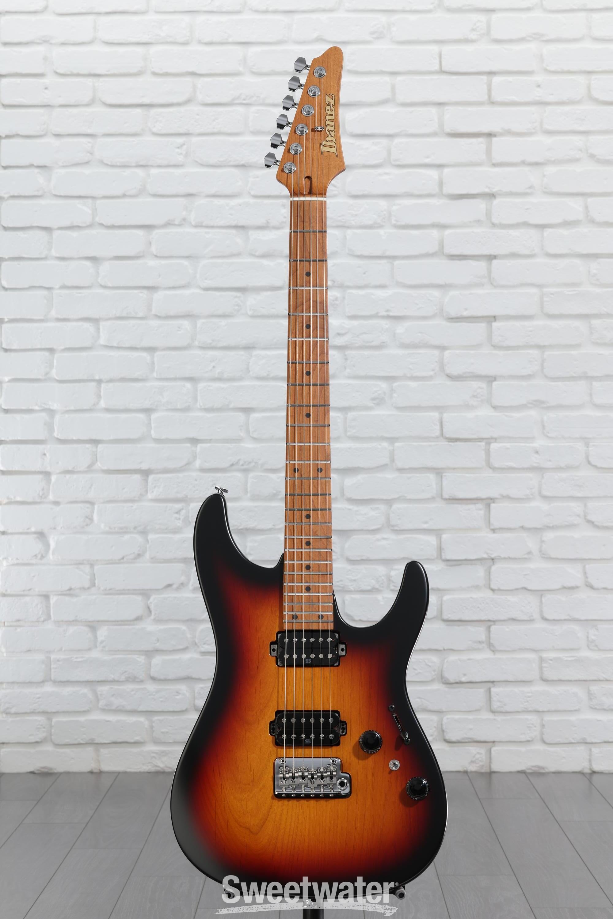 Ibanez Prestige AZ2402 Electric Guitar - Tri Burst Fade Flat