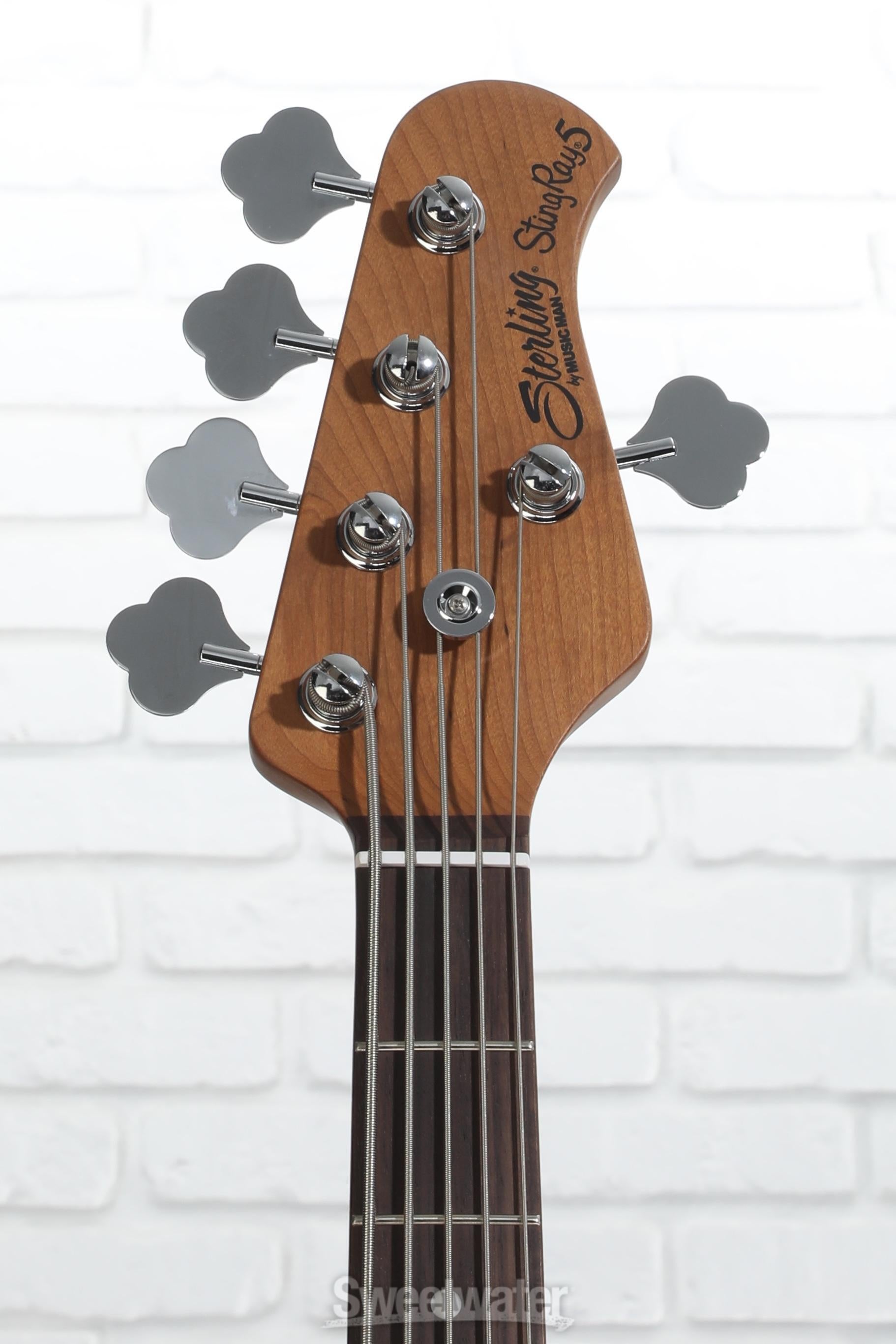 Sterling By Music Man StingRay RAY35 Bass Guitar - 3-tone Sunburst