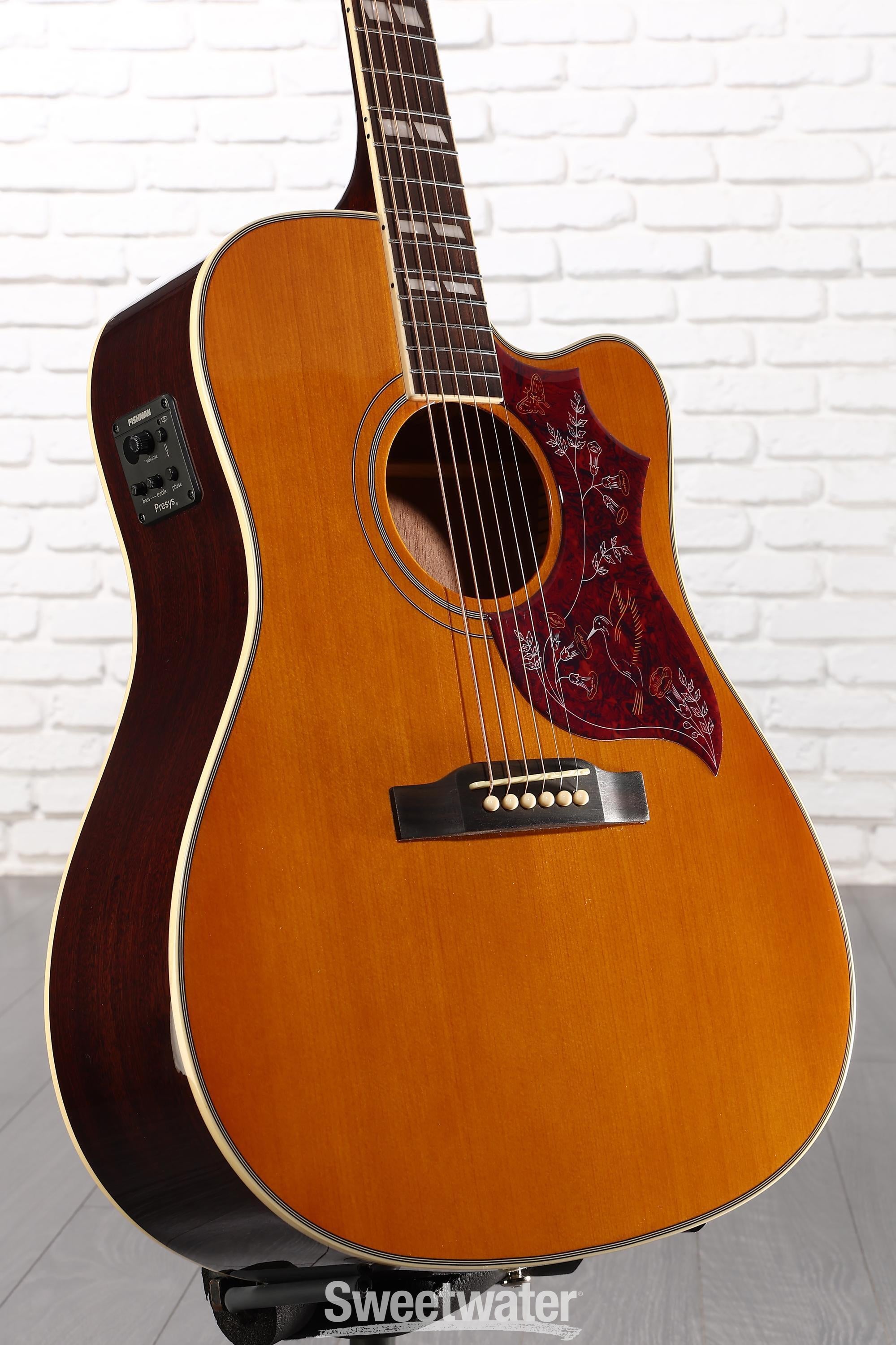 Photo of Epiphone Hummingbird Studio EC Acoustic-electric Guitar - Antique Natural