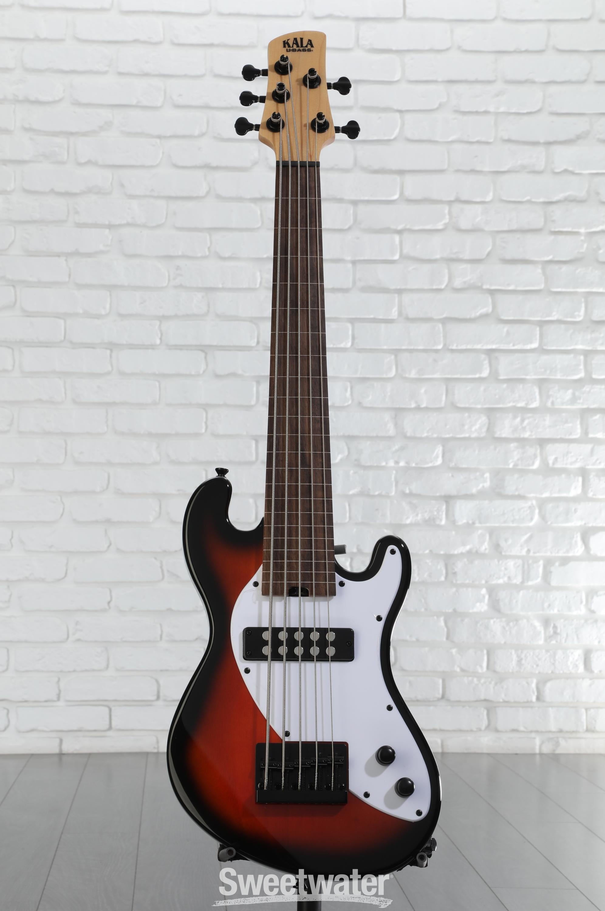 Kala Solidbody U-Bass Fretless 5-string Electric Bass Guitar