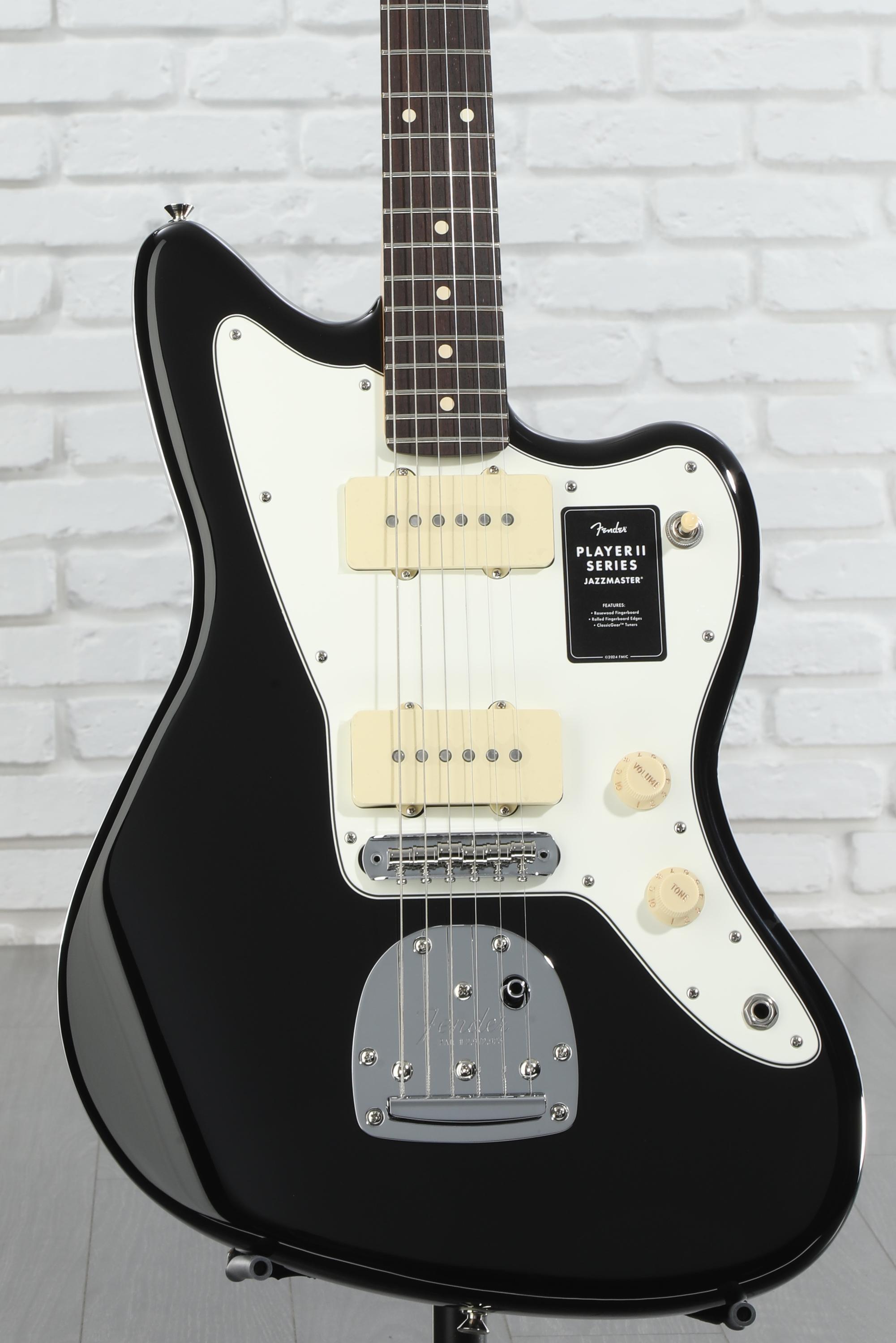 Fender Player Jazzmaster Black w/Matching Headcap, Pure