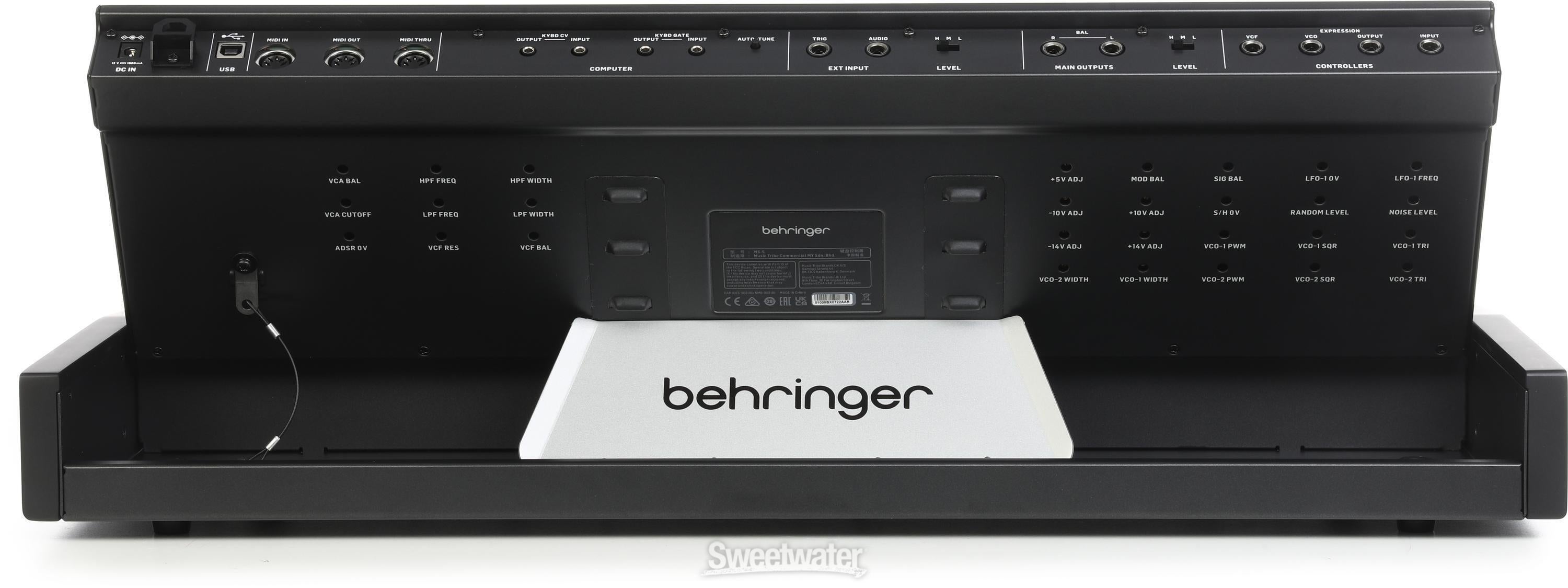 Behringer MS-5 37-key Analog Synthesizer | Sweetwater Behringer MS-5 37-key Analog Synthesizer | Sweetwater