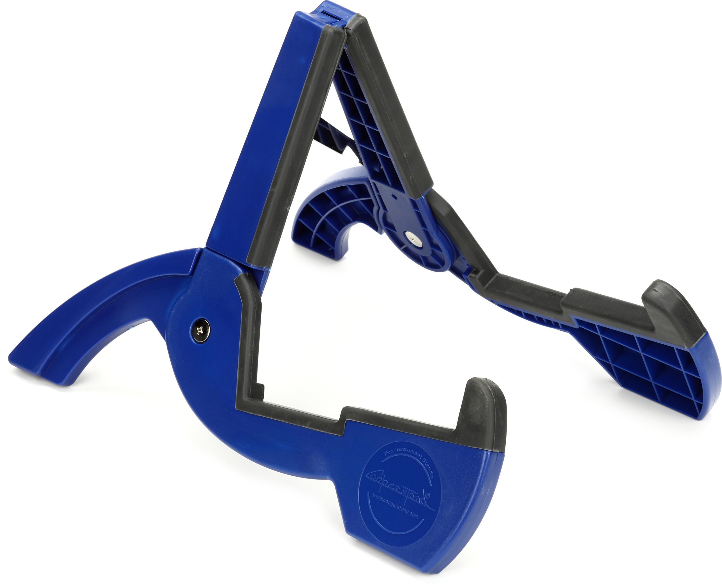 Cooperstand Duro-Pro ABS Composite Folding Guitar Stand - Blue