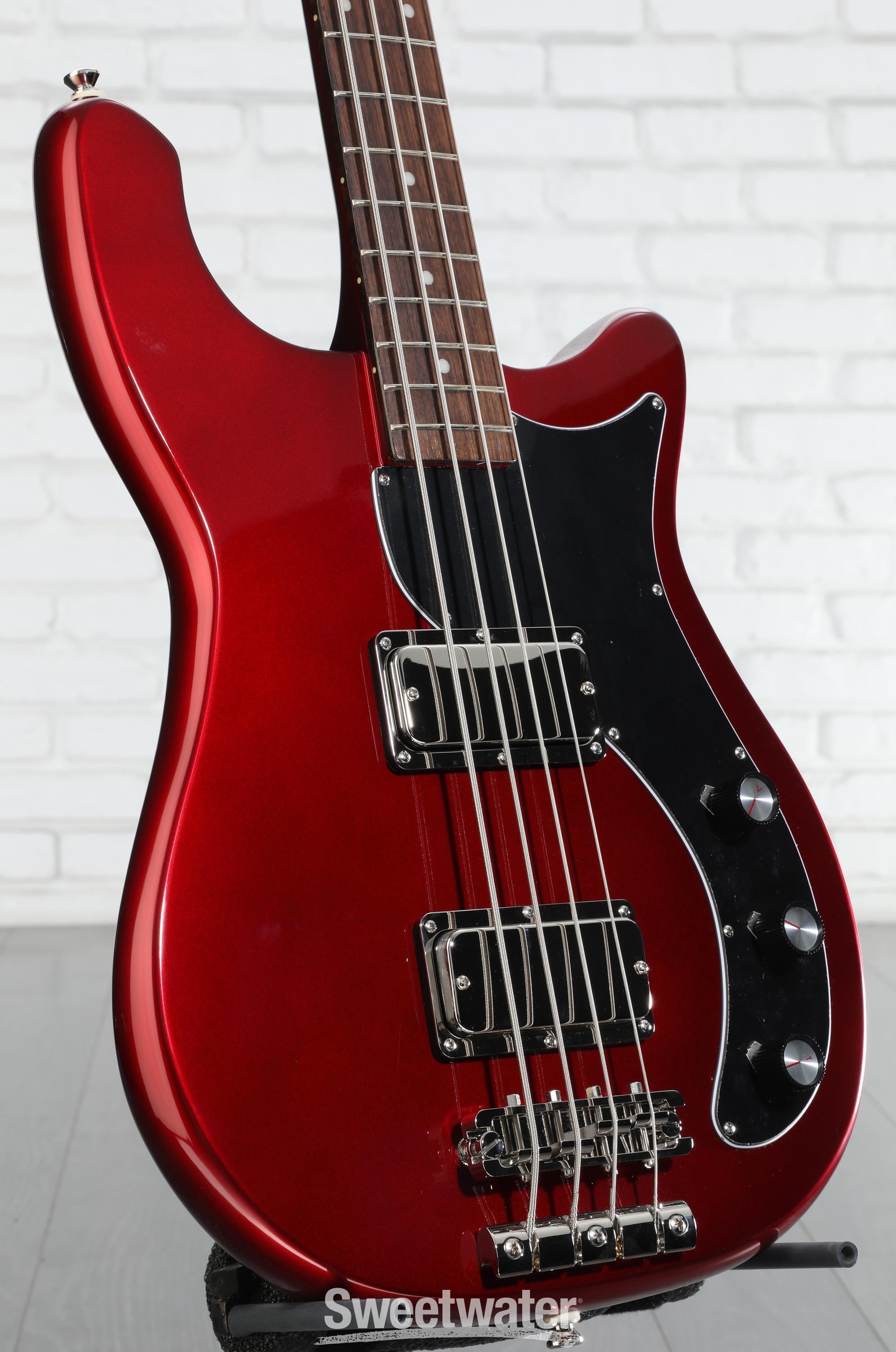 Epiphone Embassy Bass Guitar - Sparkling Burgundy | Sweetwater