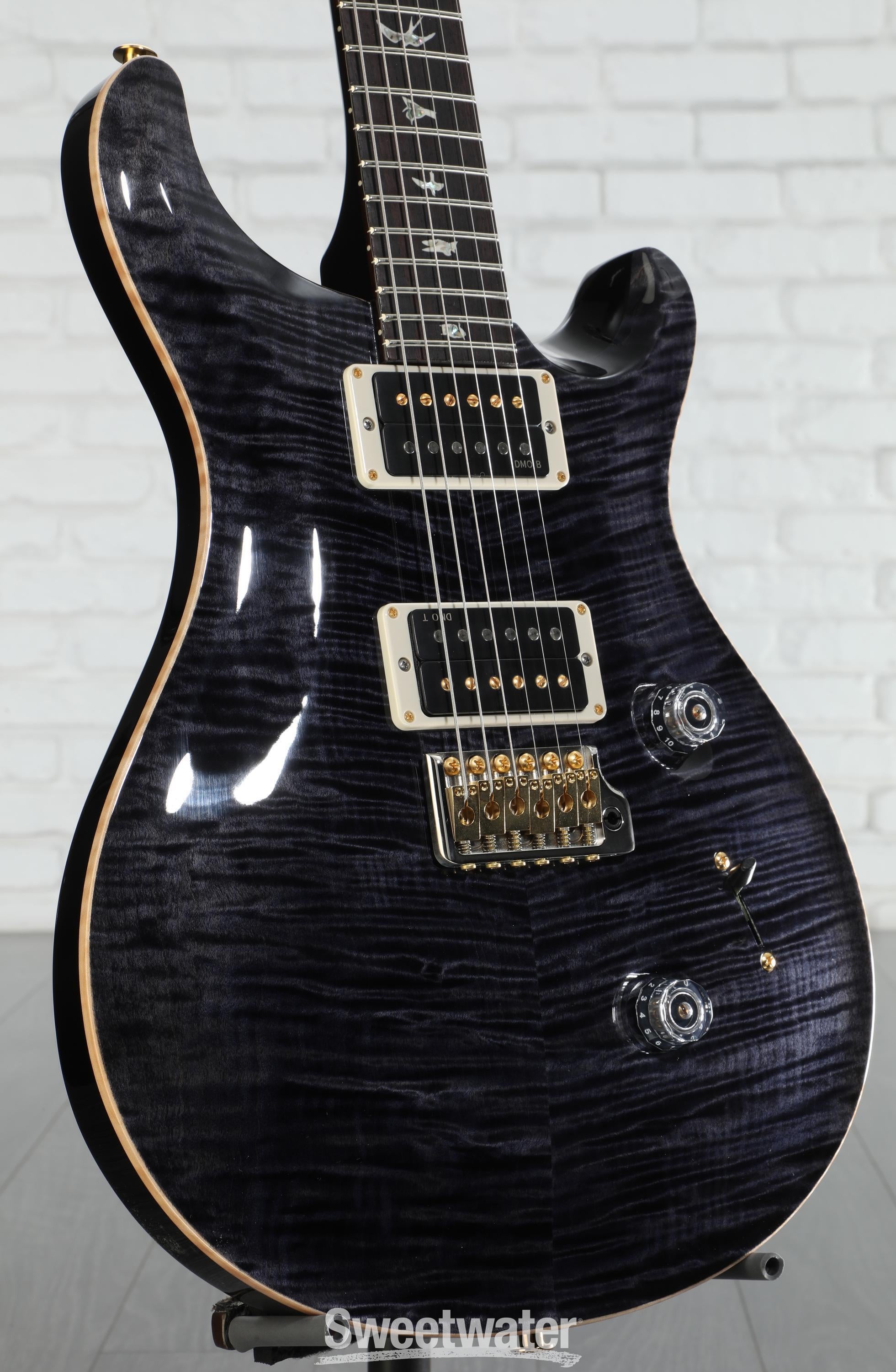 ギター PRS 10top 2015 KID Limited Custom24 PRS Custom 24 10-Top Electric Guitar - Gray Black | Sweetwater