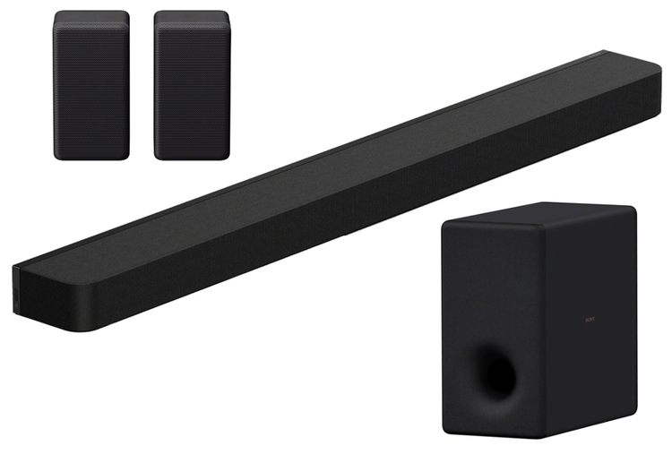 Soundbar shops wireless rear