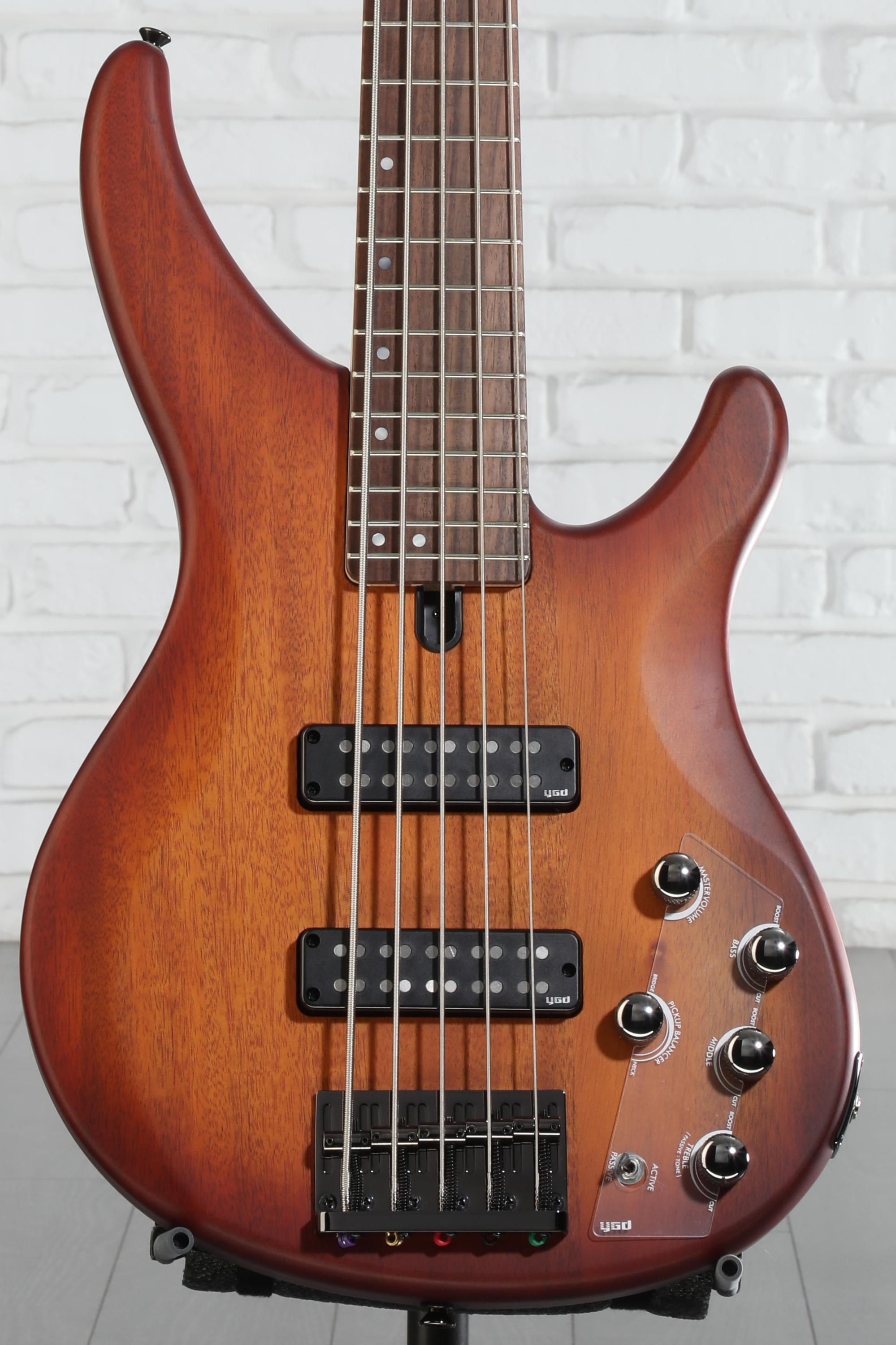 Yamaha TRBX505 5-string Bass Guitar - Brick Burst | Sweetwater