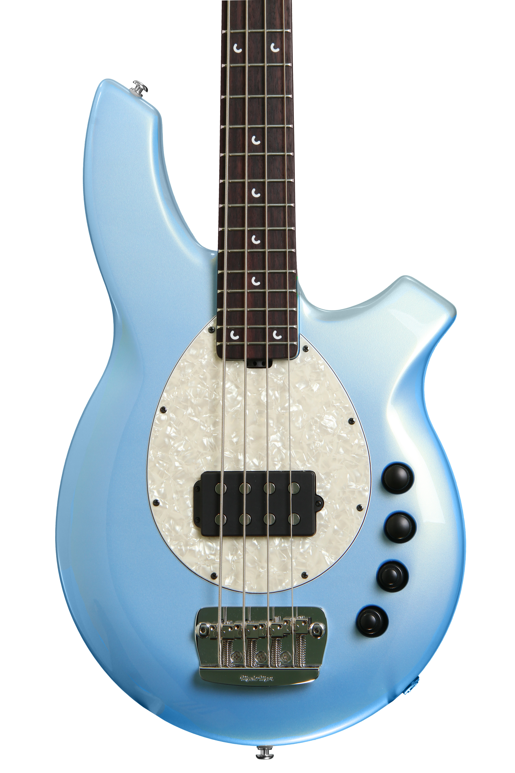 Ernie Ball Music Man Bongo 4 H Piezo - Sky Blue | Sweetwater