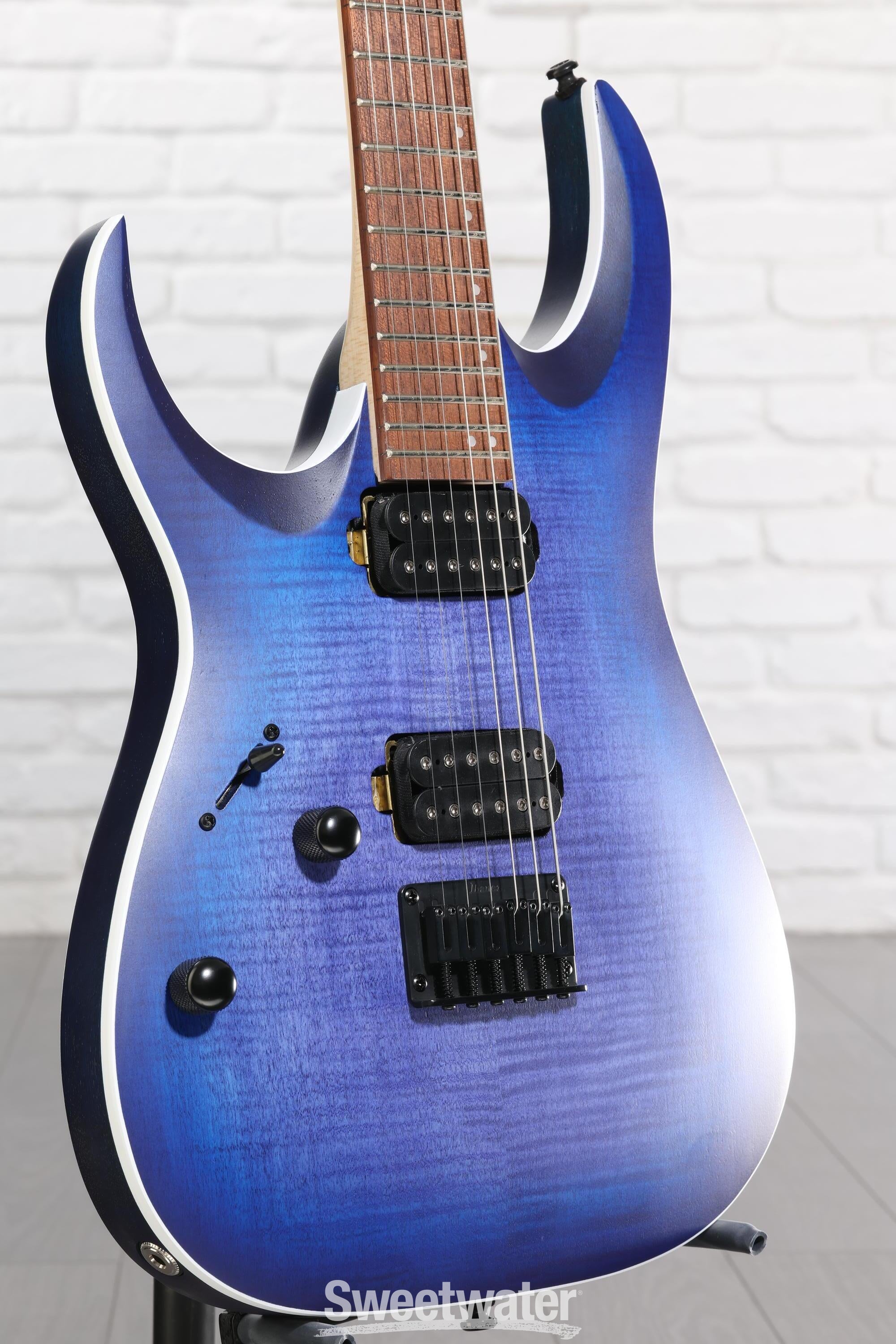 Photo of Ibanez Standard RGA42FML Left-handed - Blue Lagoon Burst Flat