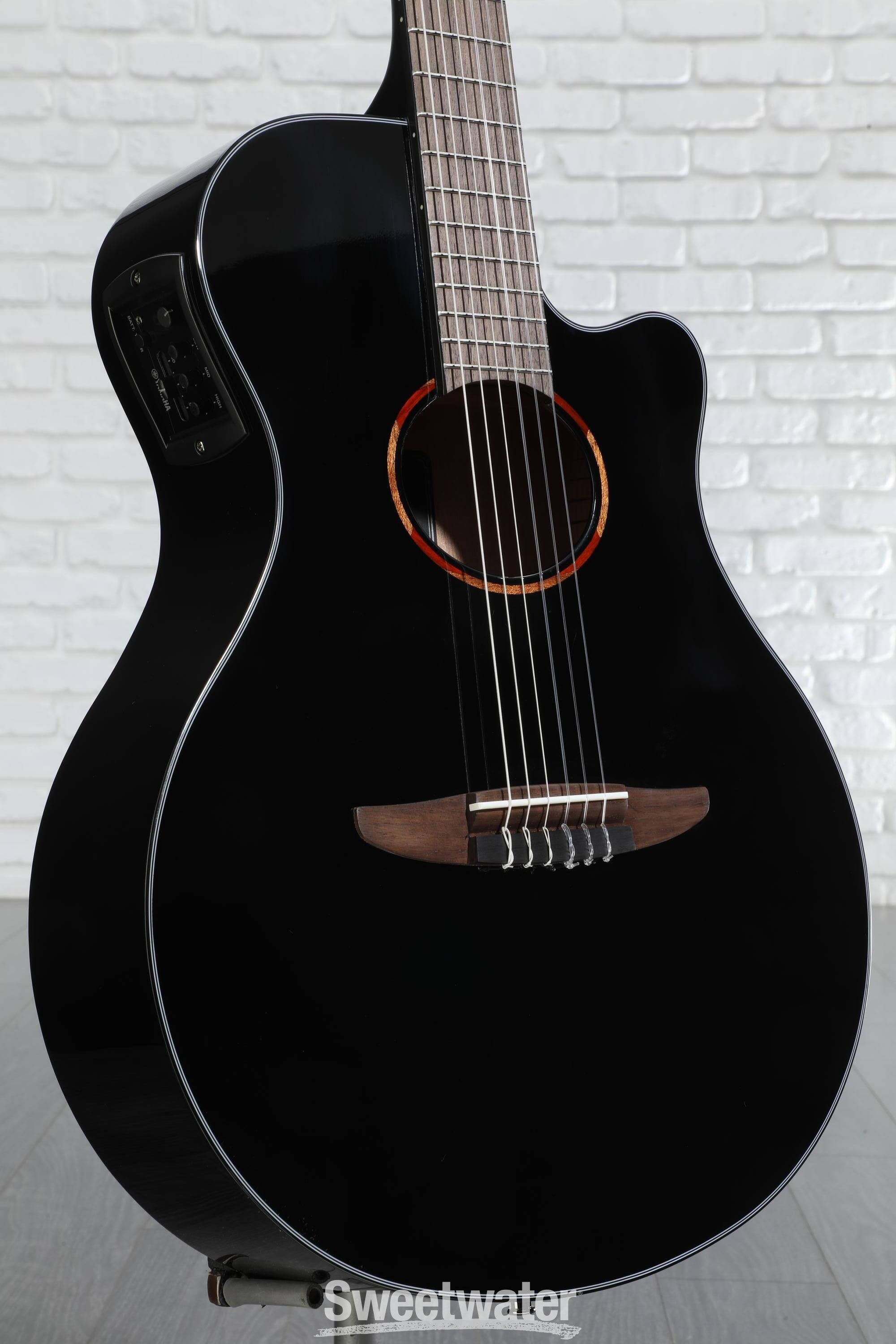 大学 割引 Yamaha Black - Guitar Acoustic-electric String Nylon NTX1 ギター