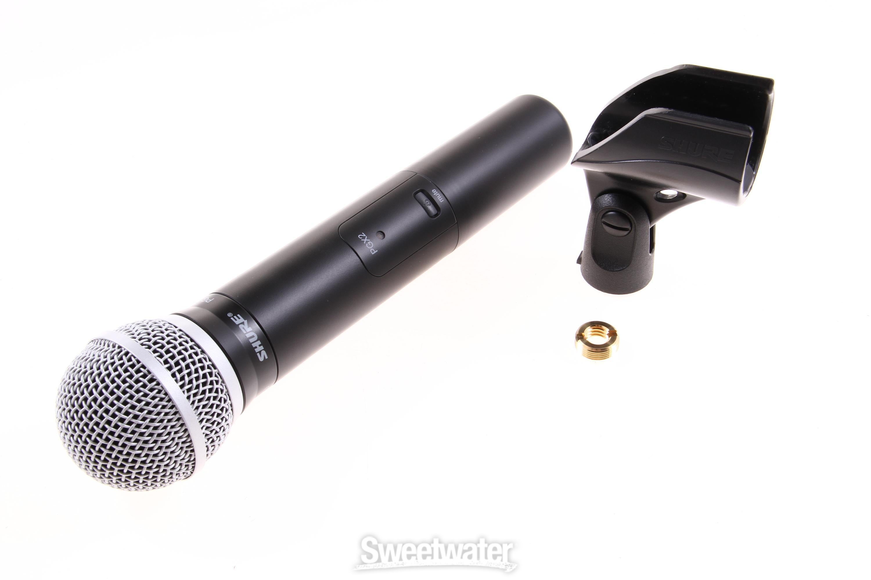 Shure PGX2/PG58 Handheld Wireless Transmitter - J6 Band, 572 Shure PGX2/PG58 Handheld Wireless Transmitter - J6 Band, 572