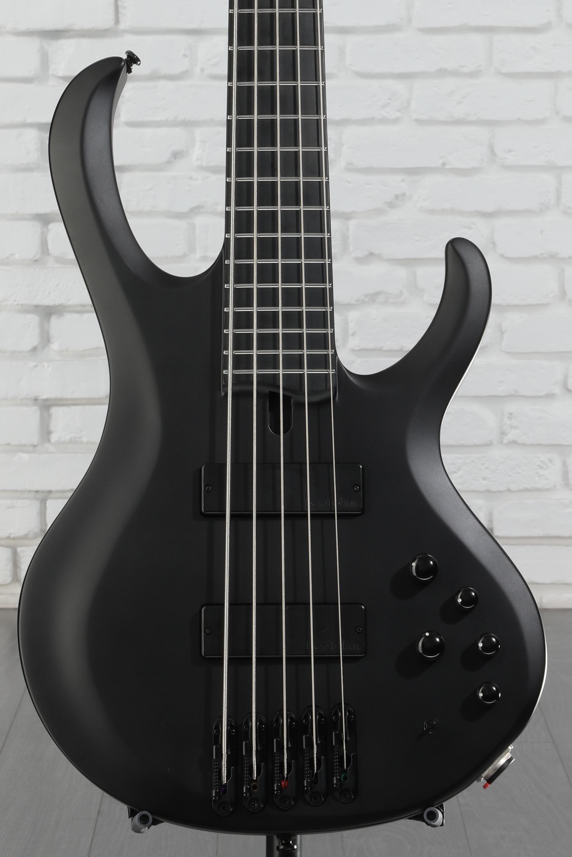 Ibanez Iron Label BTB652EX - Black Flat | Sweetwater