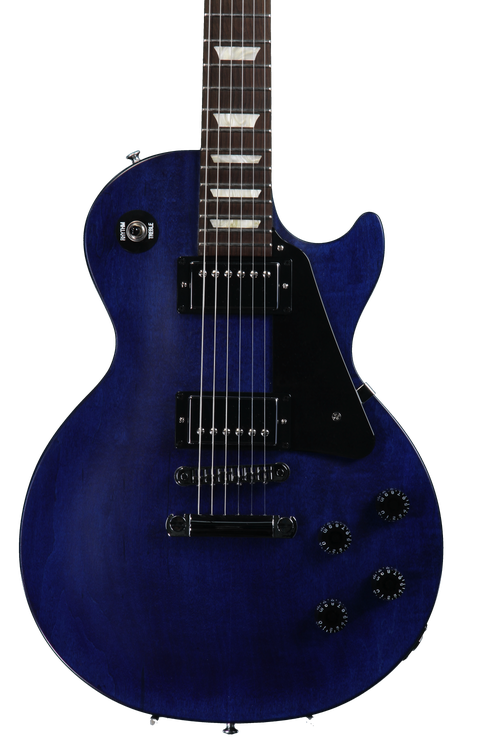 Gibson Les Paul Studio Faded - Faded Blue Stain | Sweetwater Gibson Les Paul Studio Faded - Faded Blue Stain | Sweetwater