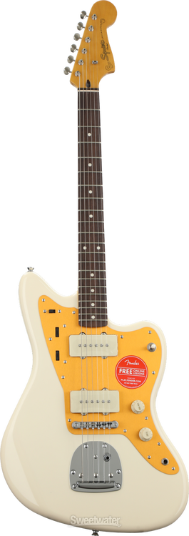 Squier J Mascis Signature Jazzmaster - Vintage White Reviews Squier J Mascis Signature Jazzmaster - Vintage White Reviews
