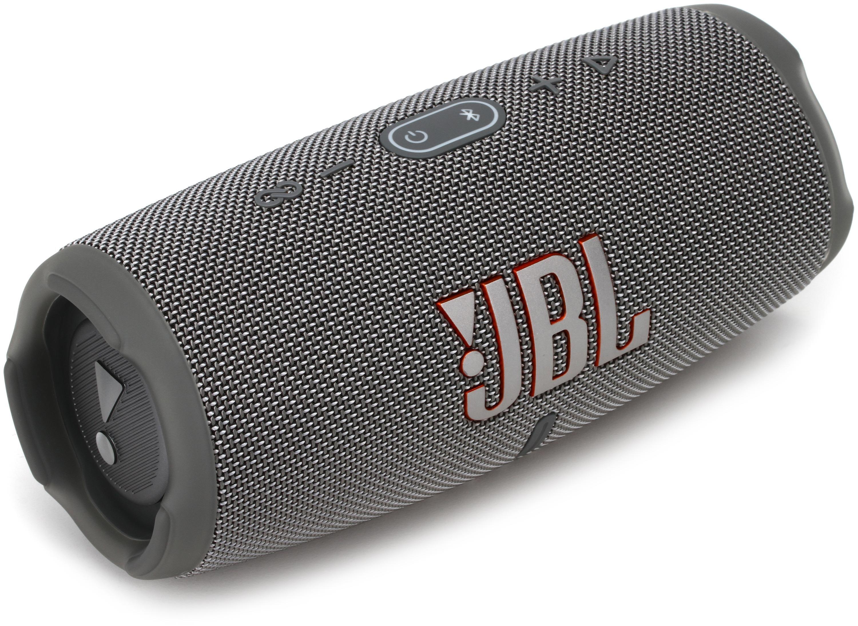 JBL Charge 5 Portable Waterproof Bluetooth Speaker - Grey 