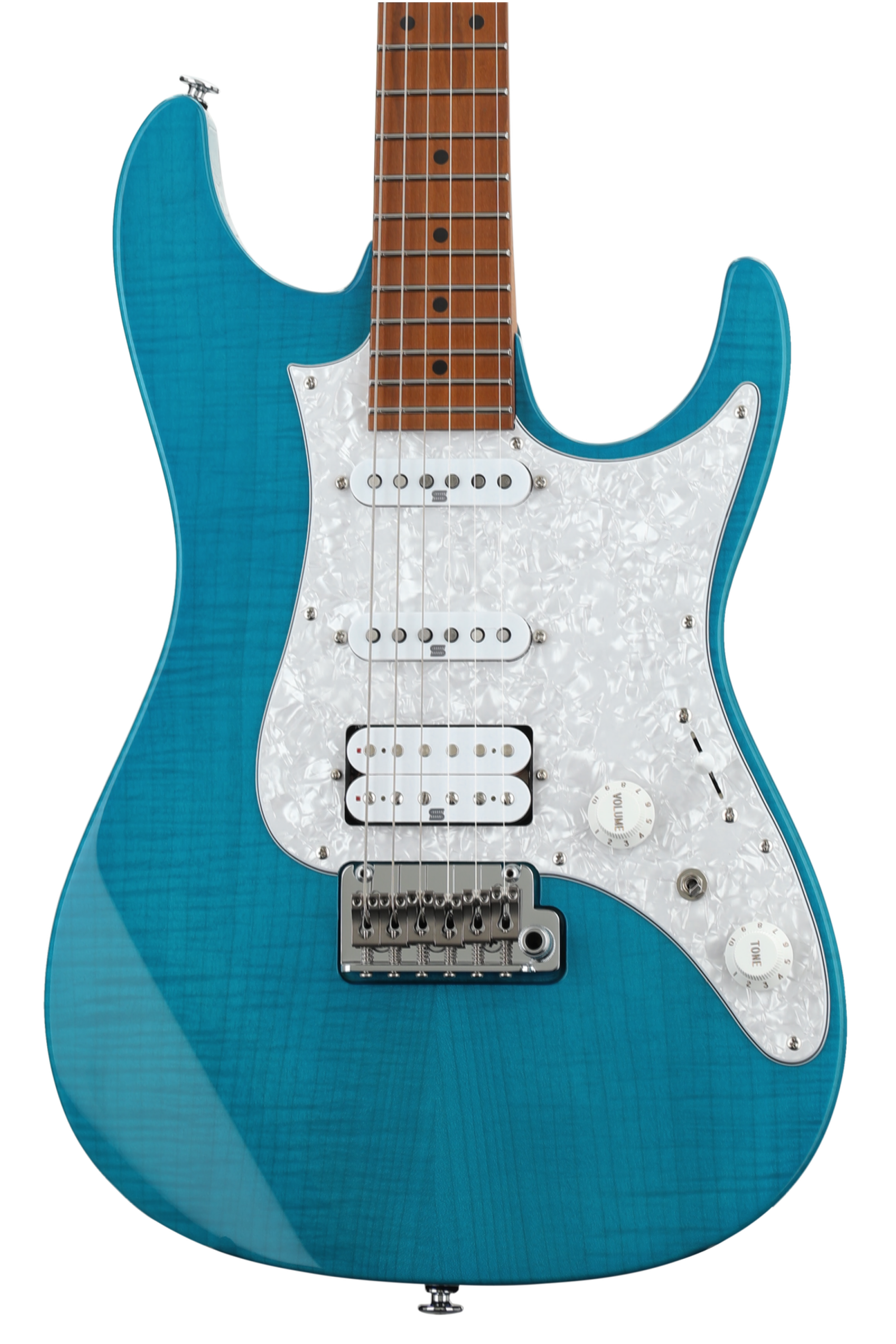 Ibanez Prestige AZ2204F - Transparent Aqua Burst | Sweetwater