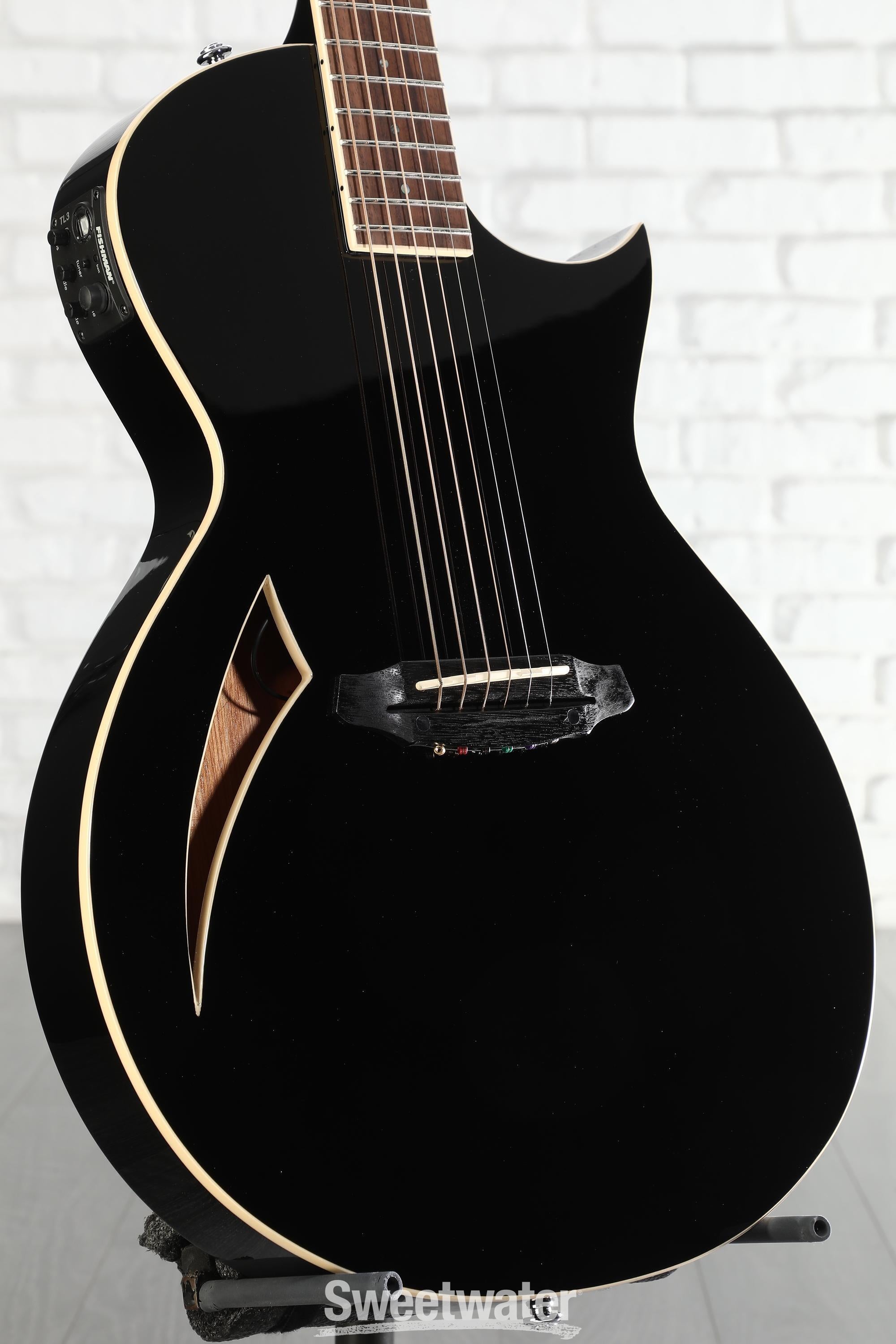 ESP LTD TL-6 Acoustic-electric Guitar - Black | Sweetwater