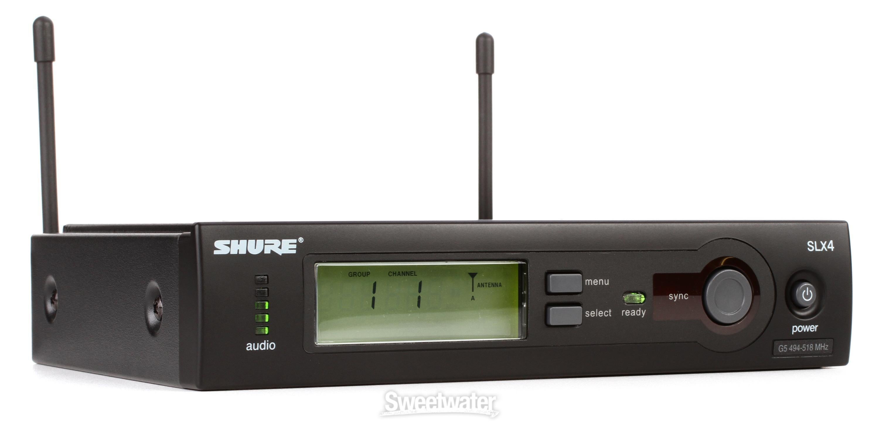 Shure SLX14 Wireless Guitar System - G5 Band | Sweetwater