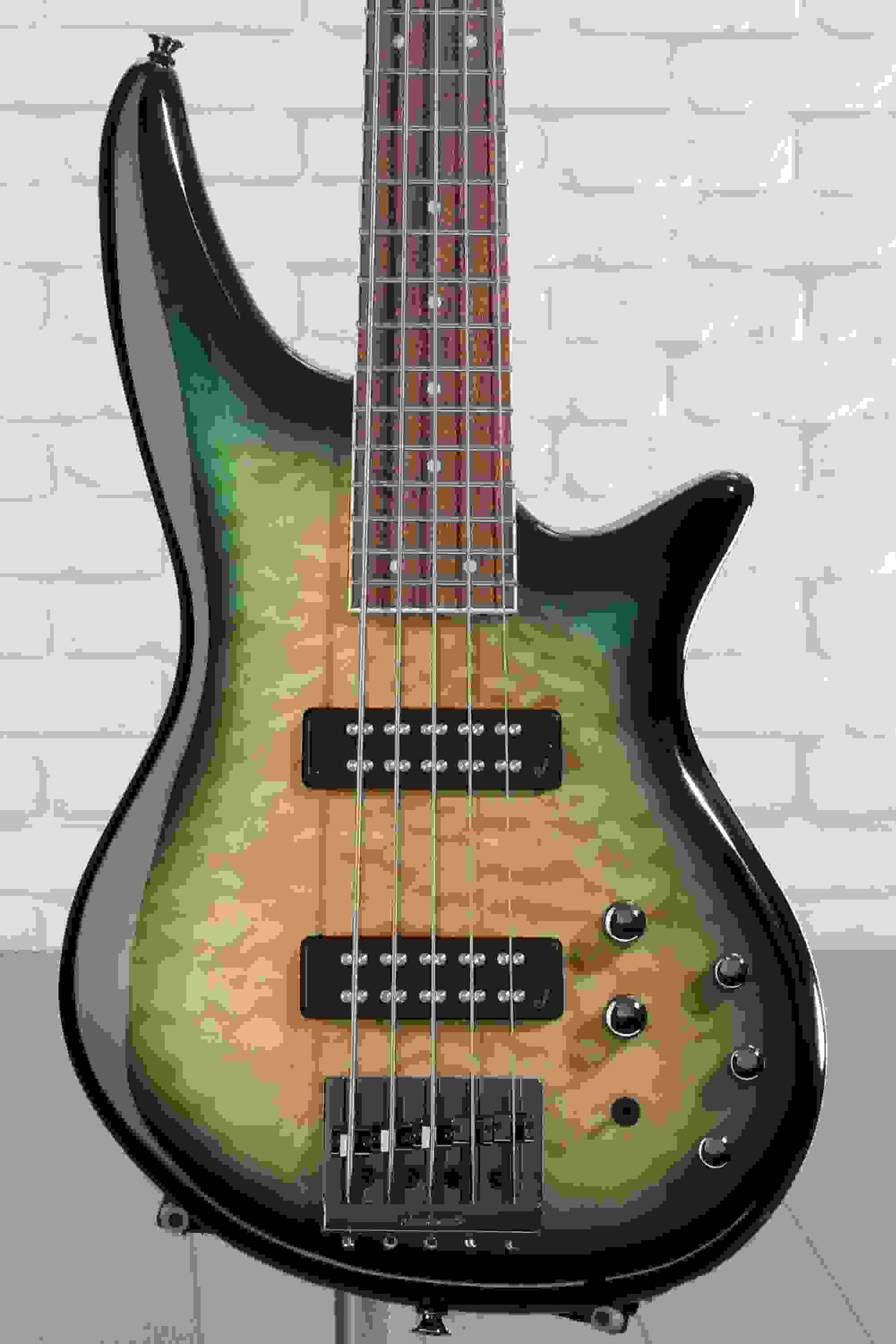 Jackson Spectra JS3QV Bass Guitar - Alien Burst