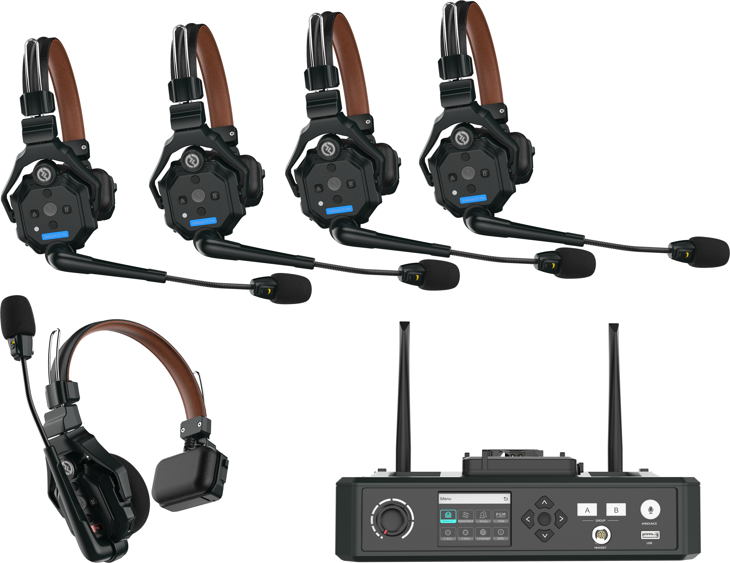 Hollyland Solidcom C1 Pro Wireless Intercom System - 4