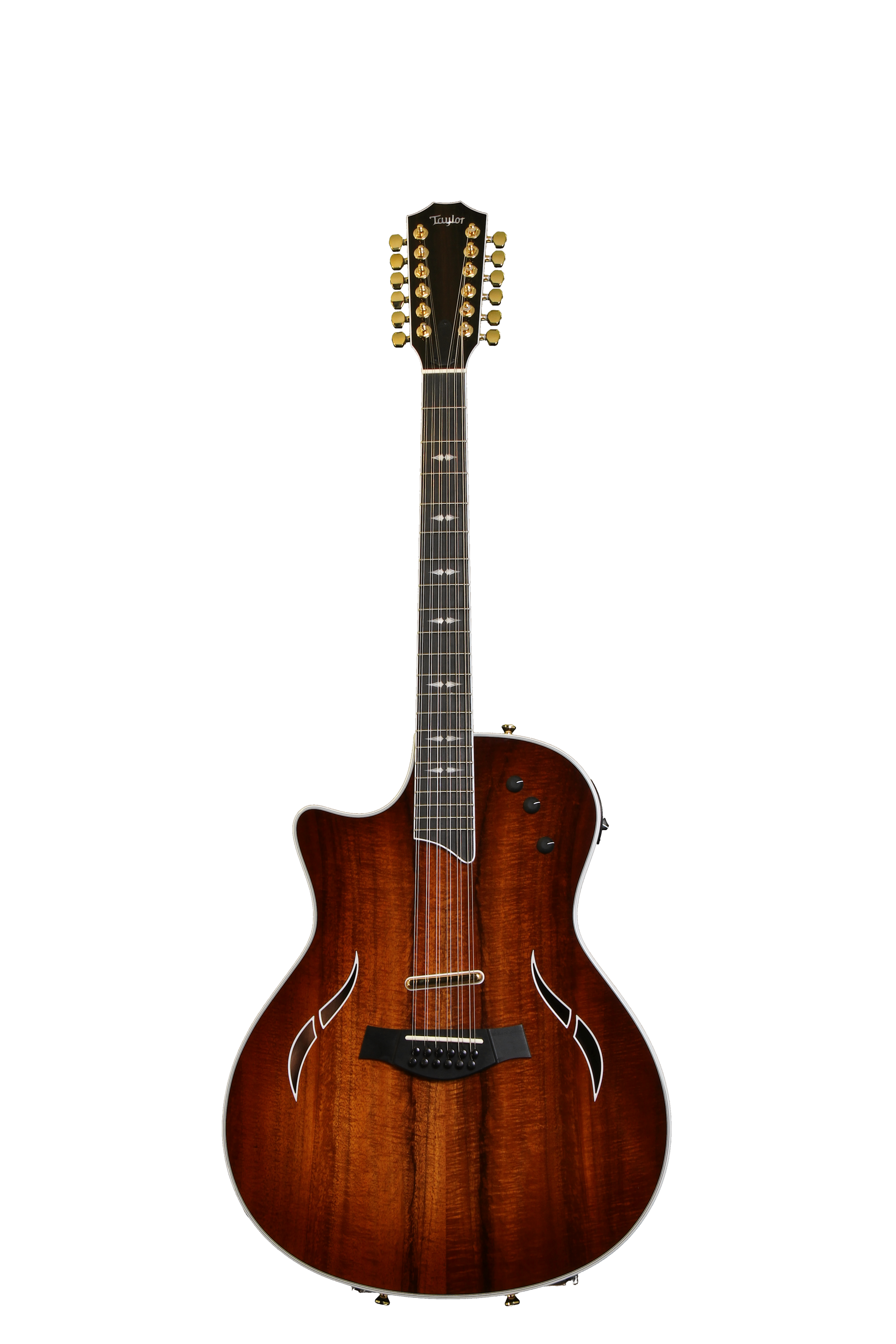 Taylor T5 Custom 12-string Koa - Shaded Edgeburst, Left Hand