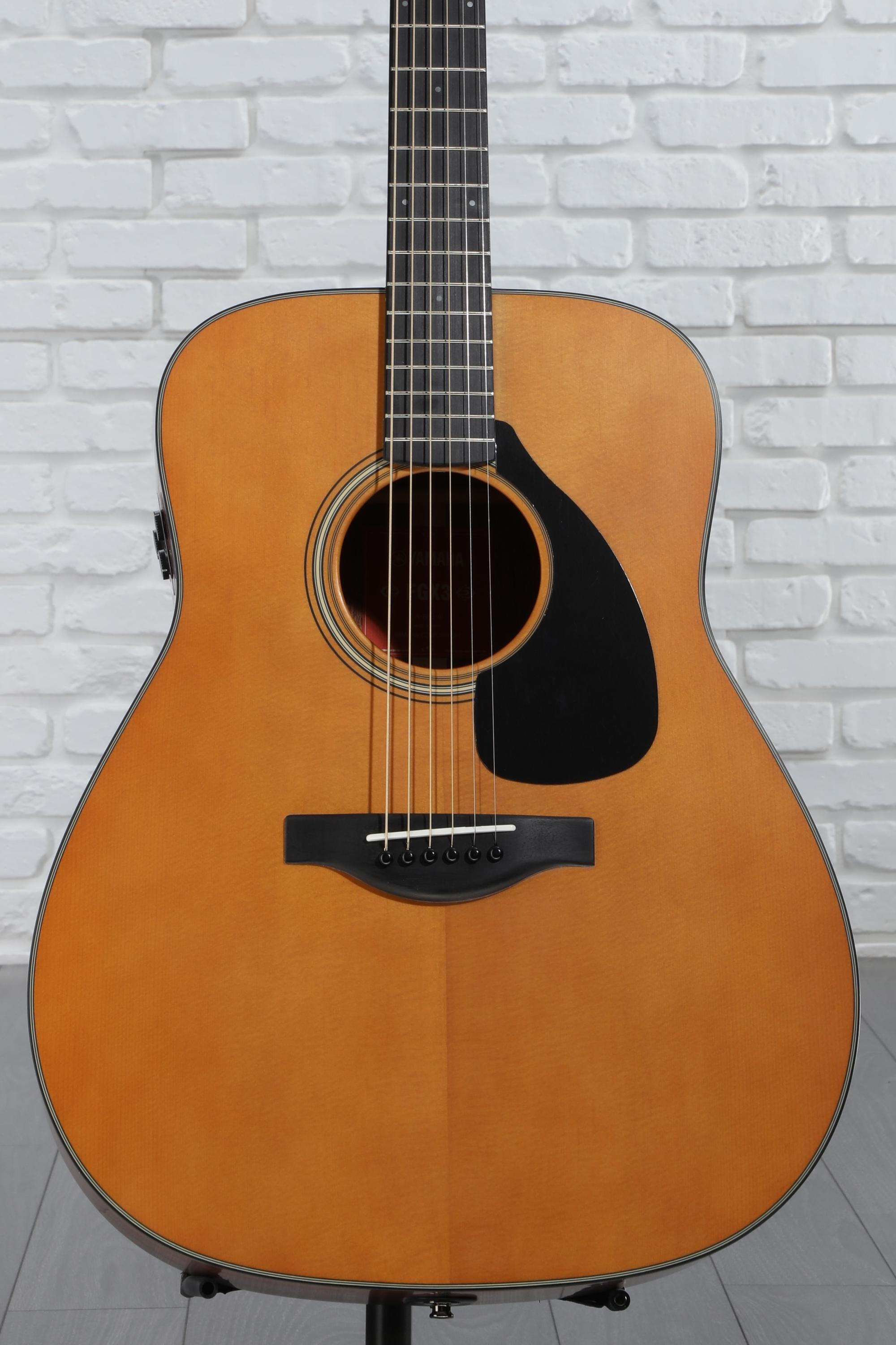 ギター YAMAHA FGX3 Yamaha FGX3 Red Label Dreadnought Acoustic-Electric Guitar